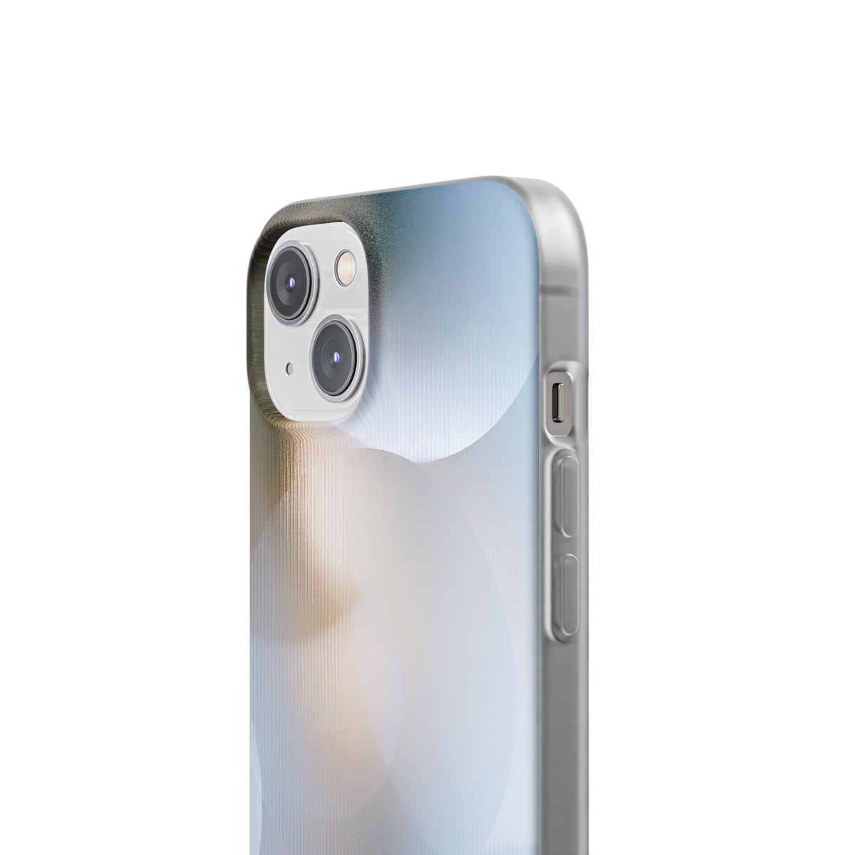 White Lite Phone Case for iPhone - Frosted Ribbed Sphere