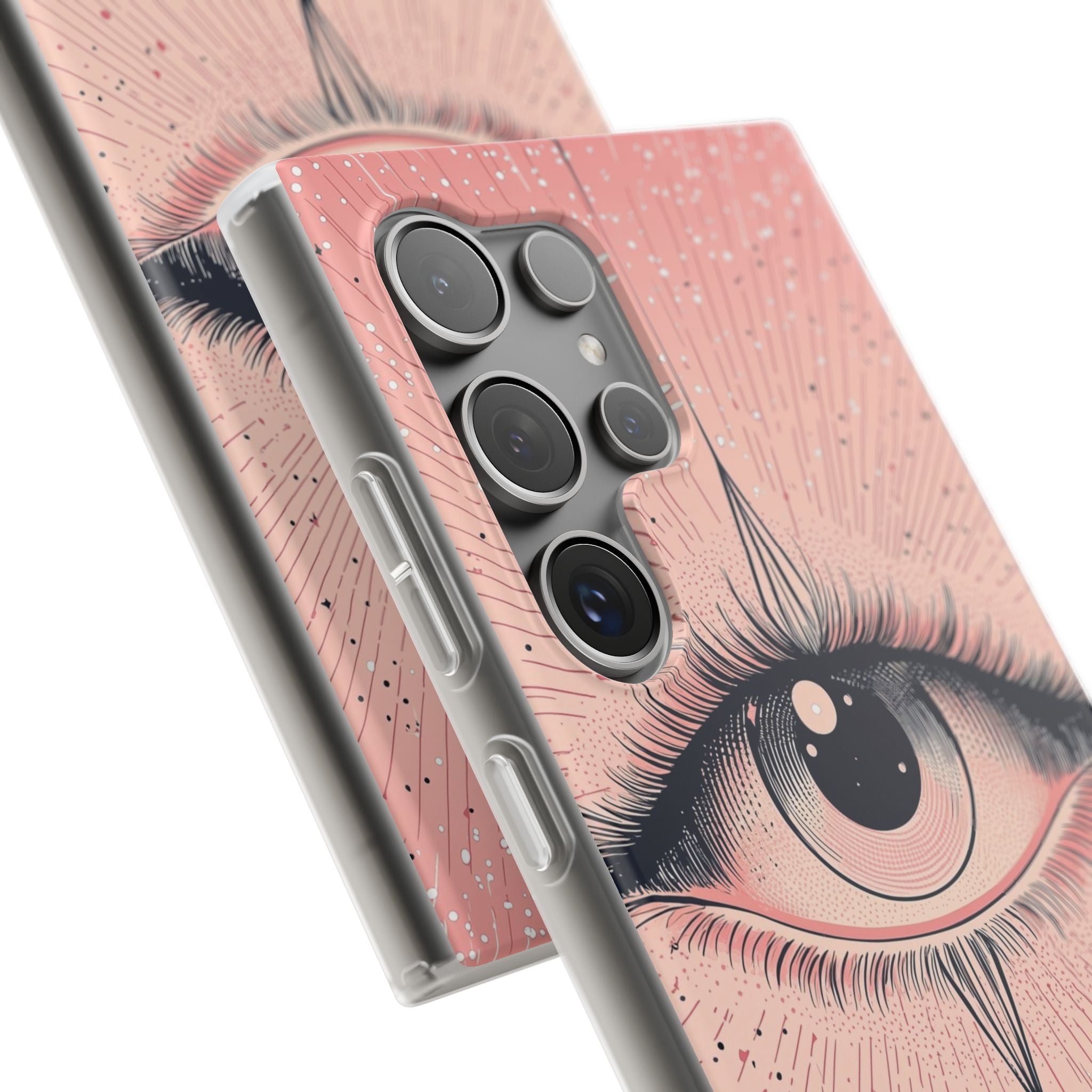 Obsidian Cosmic Gaze · Soft Coque de téléphone pour Samsung