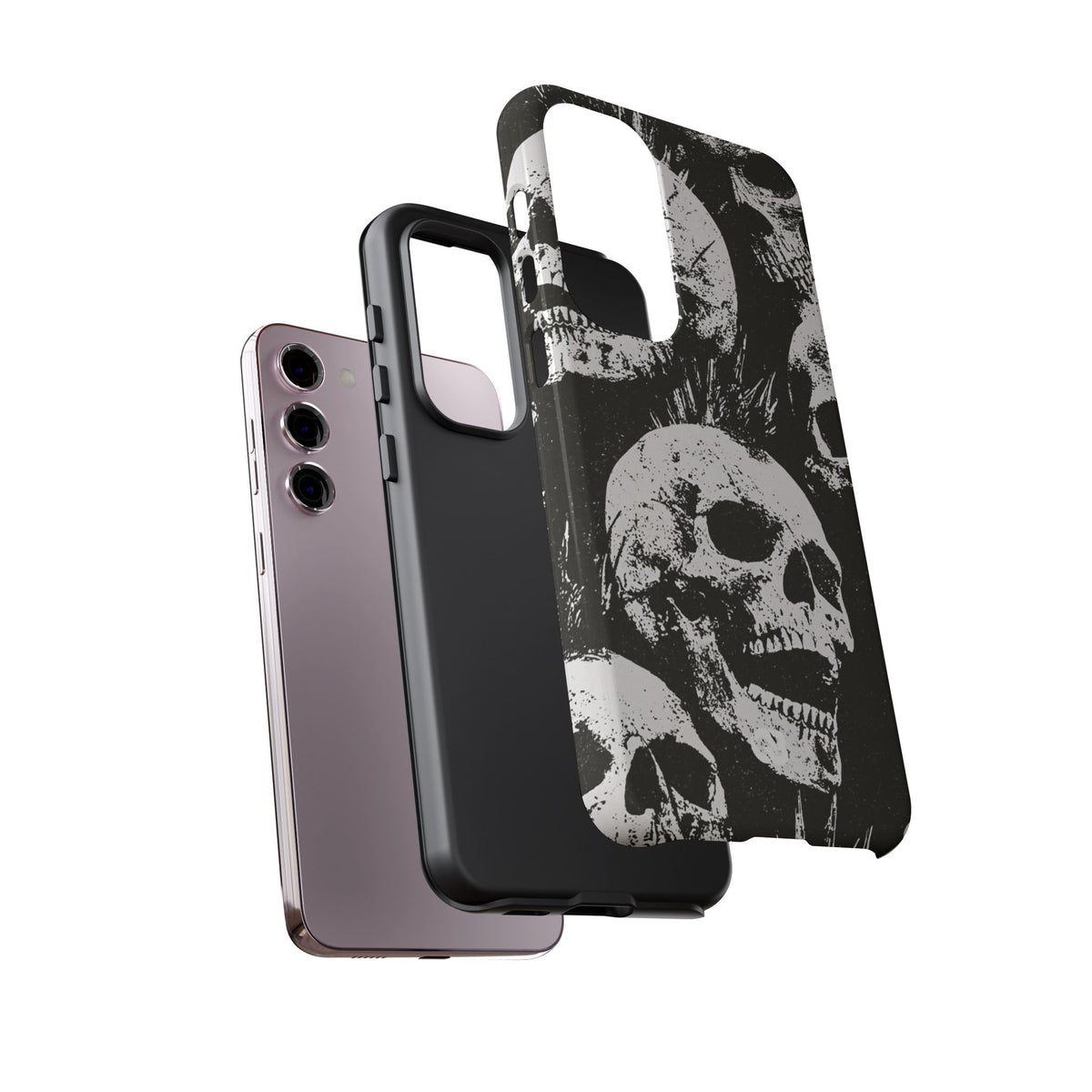 Punk Skull Riot · Tough Phone Case for Samsung · Black