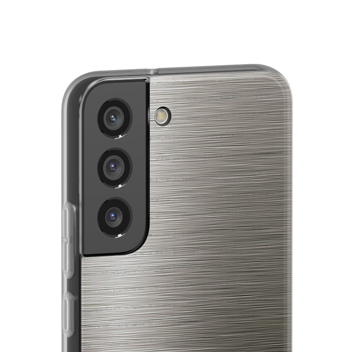 Grey Lite Phone Case for Samsung - Brushed Industrial Steel