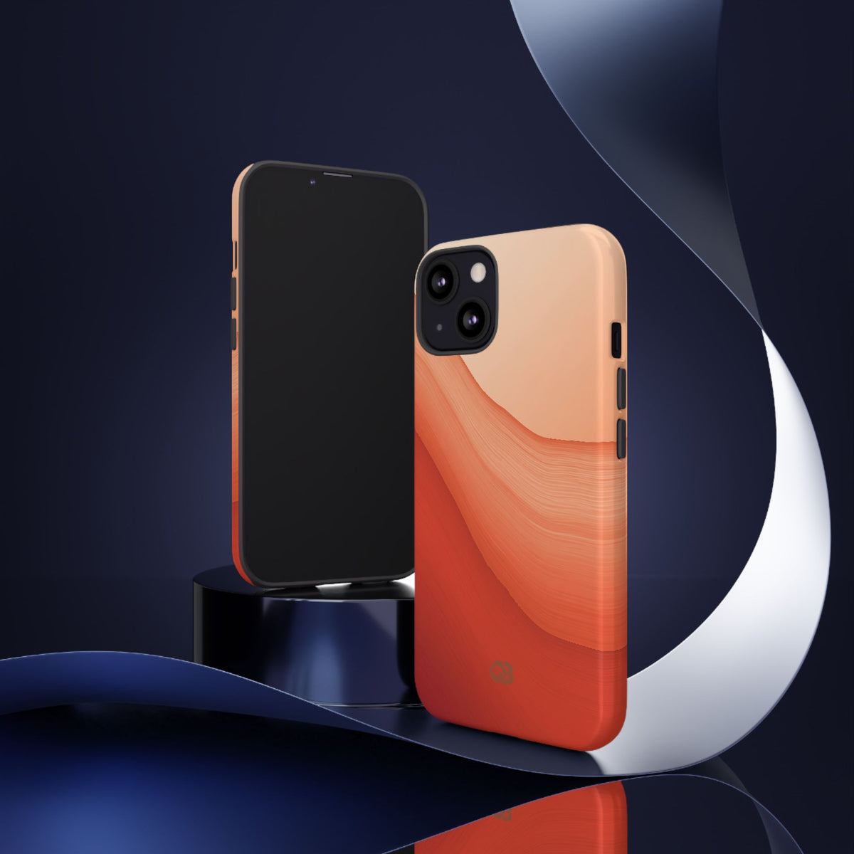Terracotta Flow · Tough Phone Case for iPhone · Orange