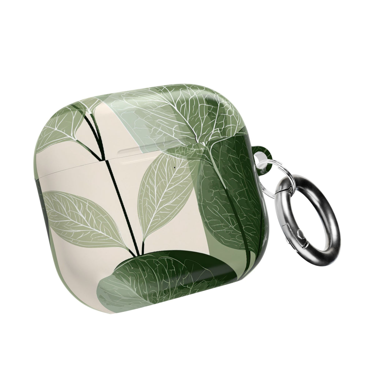 Layered Eucalyptus Study · Hard Case for AirPods & AirPods Pro · Green