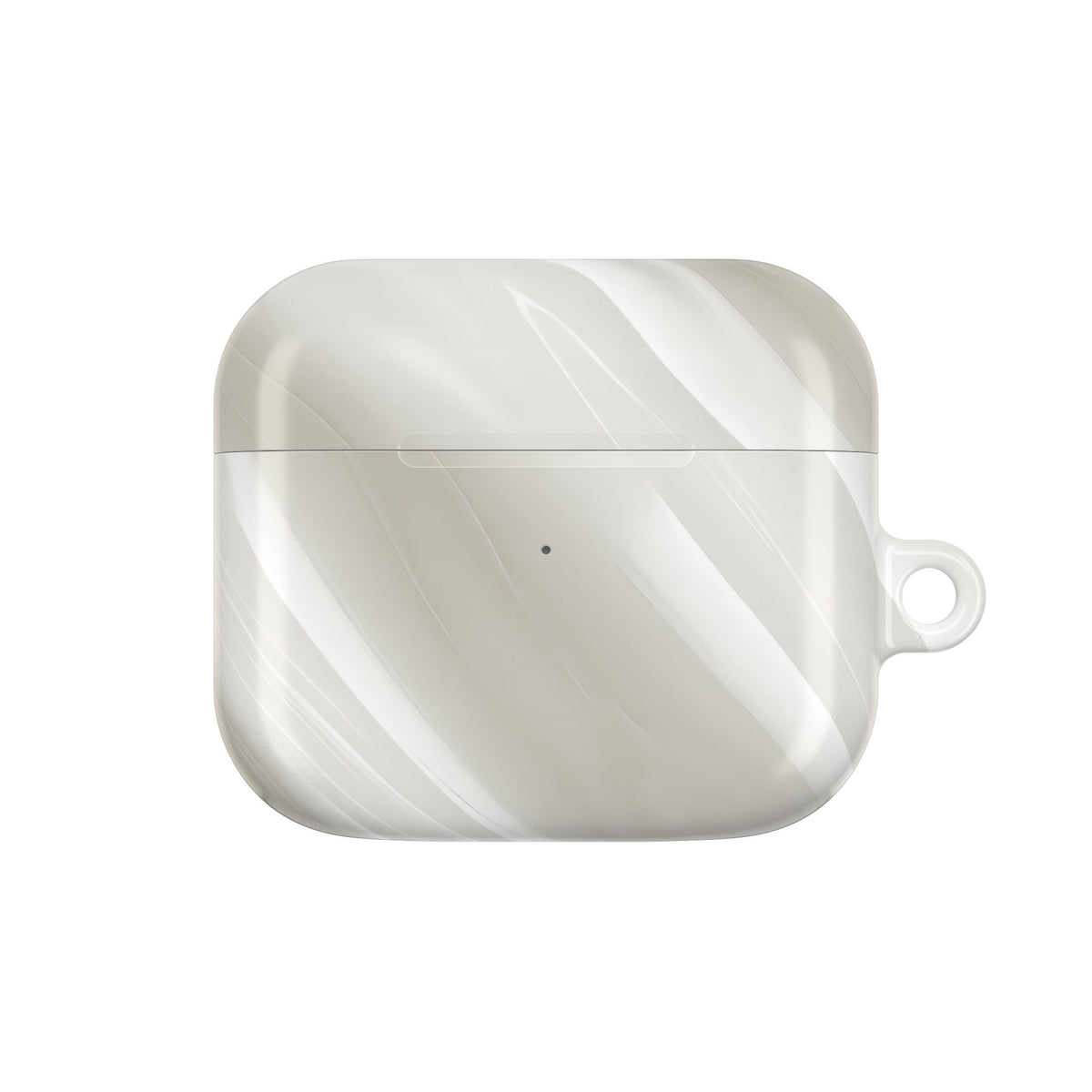 Liquid Enamel Fold · Hard Case for AirPods & AirPods Pro · White