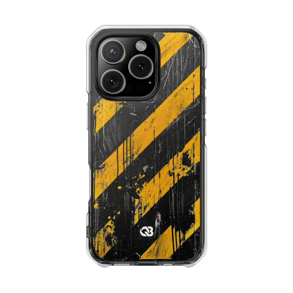 Urban Hazard Decay · Clear Impact Magnetic Phone Case for iPhone · Black