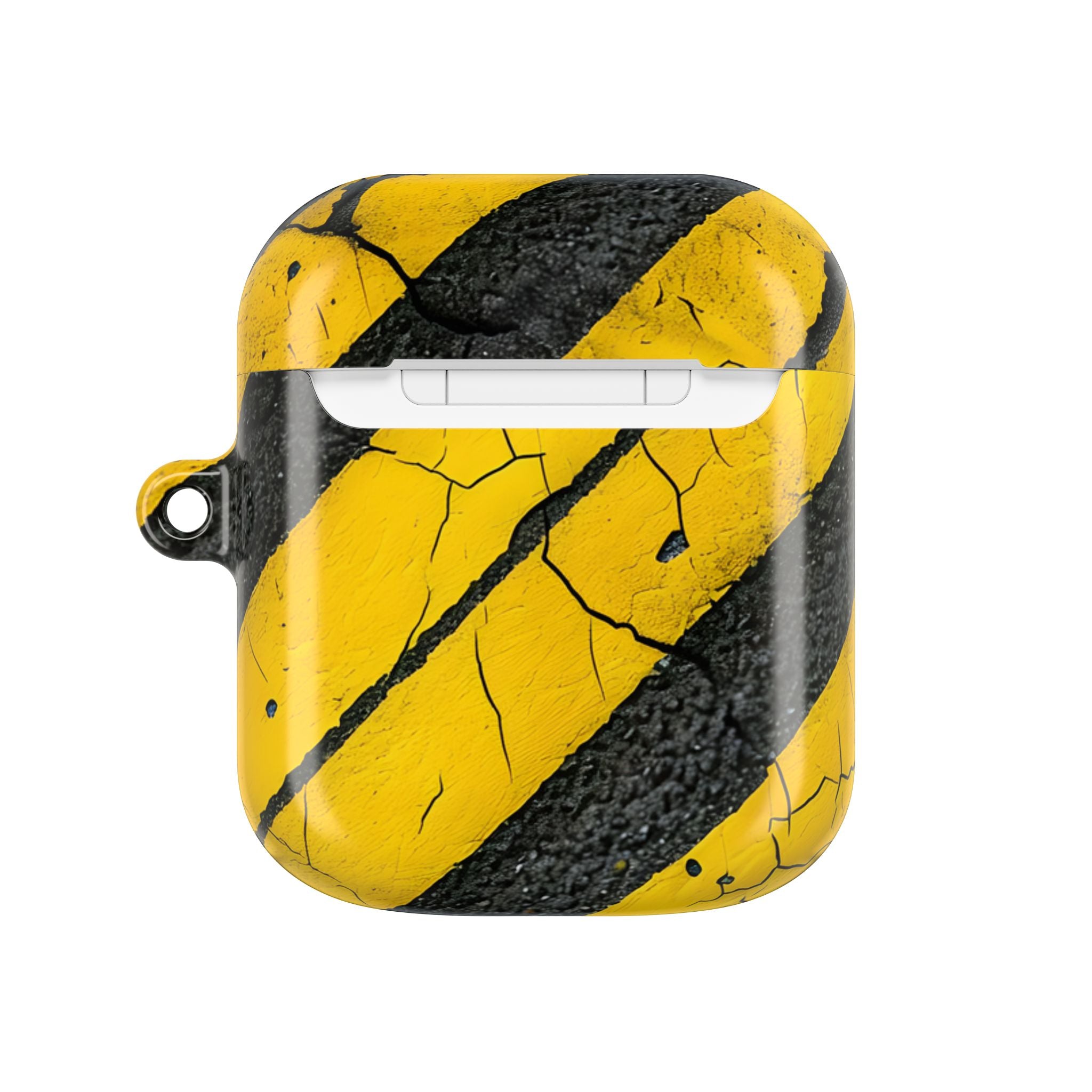 Yellow Stripes Distress - AirPods Case