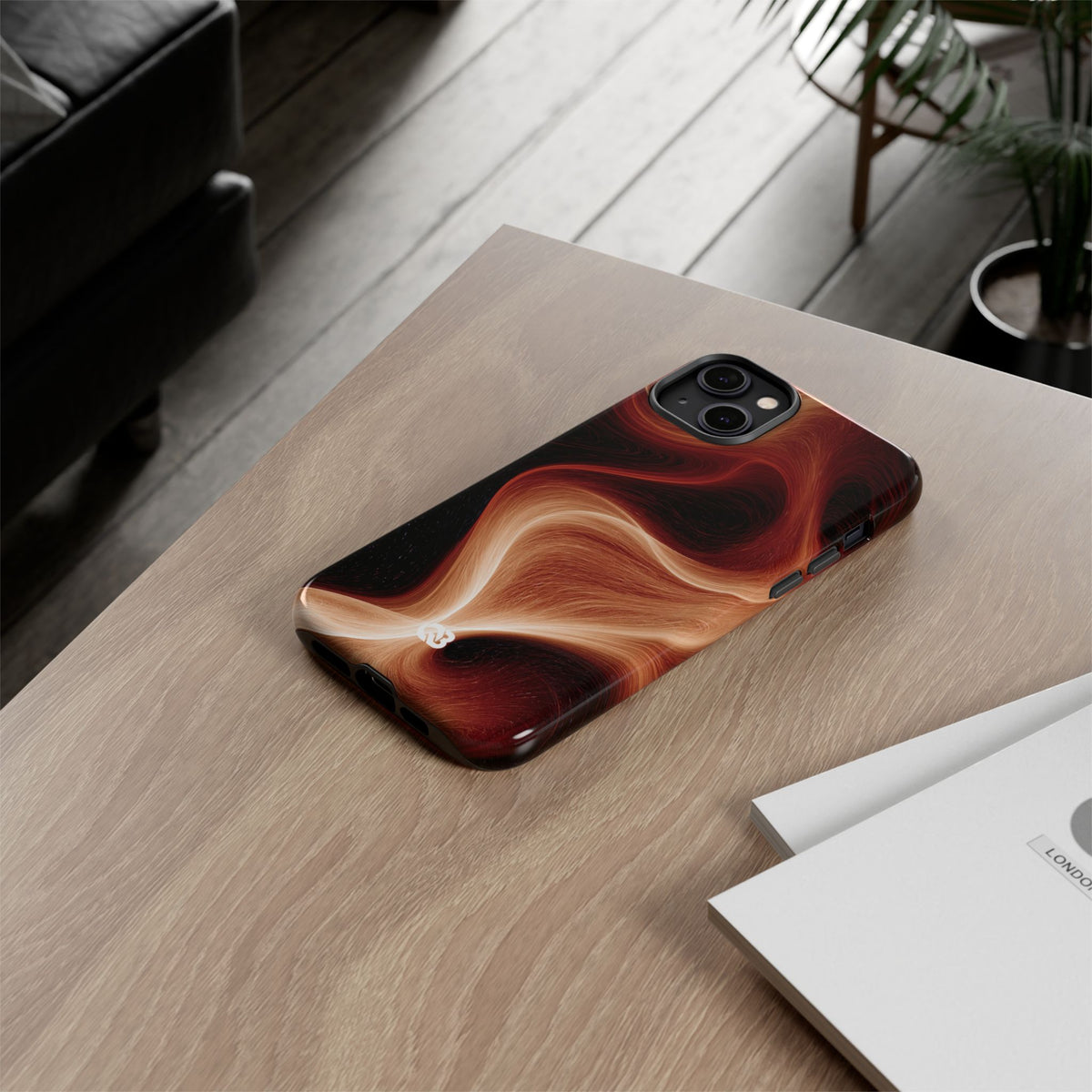Solar Ember Flow · Tough Phone Case for iPhone · Orange