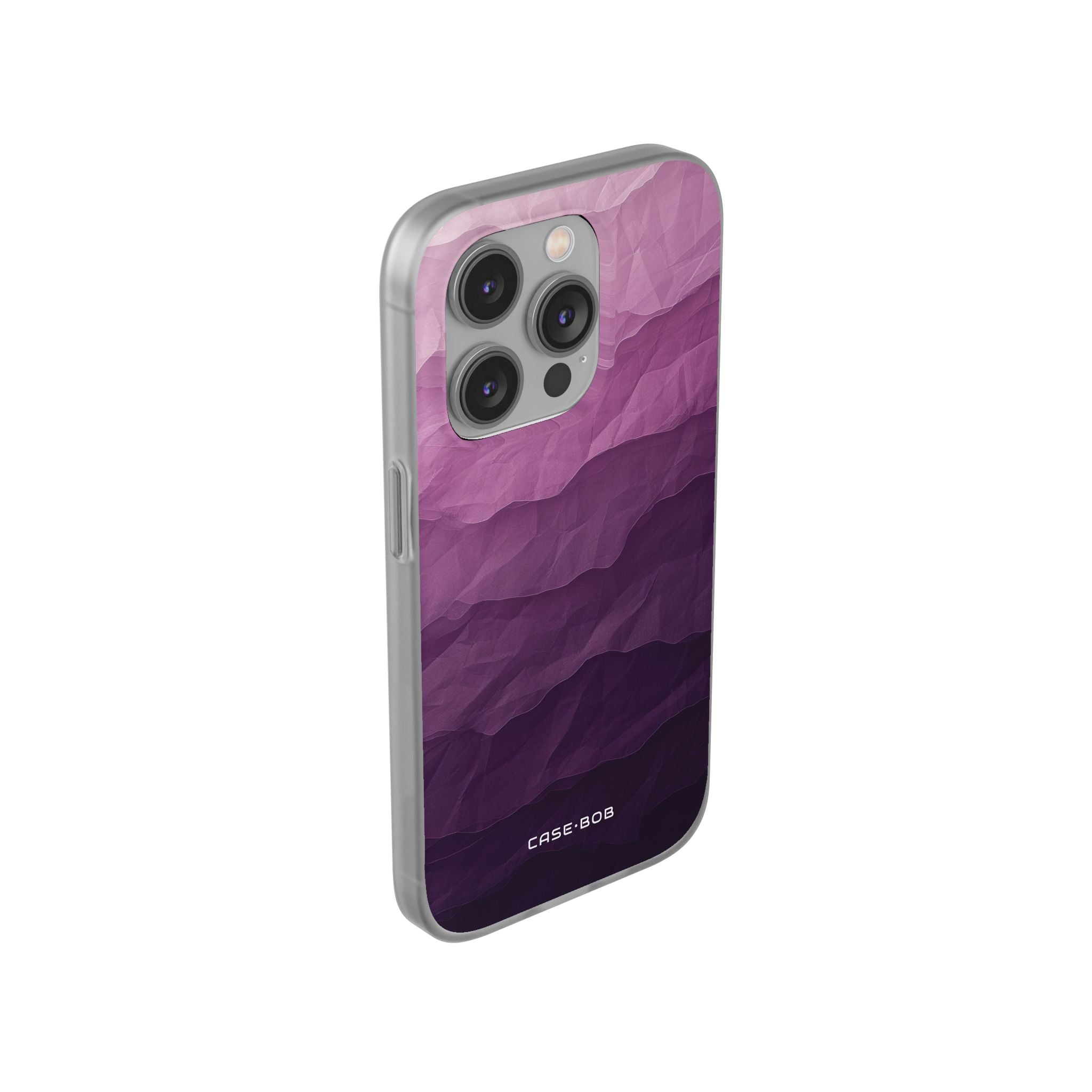 Lila Wellenlagen iPhone 14 Pro Case - Soft
