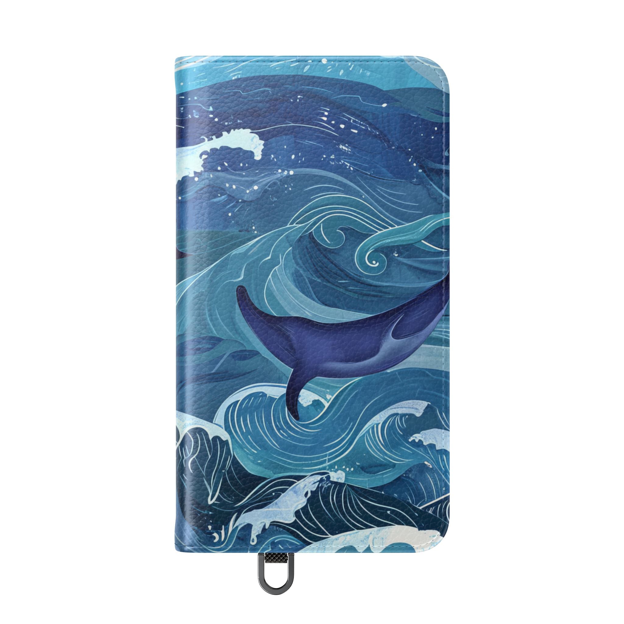 Dolphin Wave Dance - Samsung S24 Case - Wallet