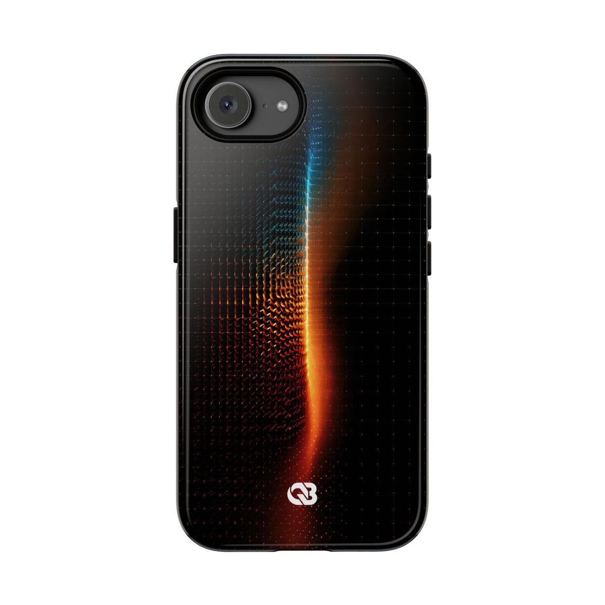 Luminous Refraction Grid · Tough Phone Case for iPhone · Black