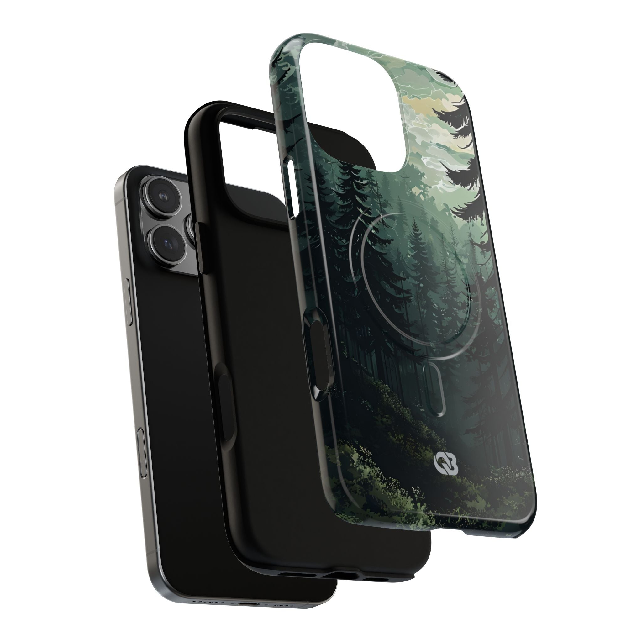 Misty Pine Shadow · Tough+ Phone Case for iPhone · Magsafe