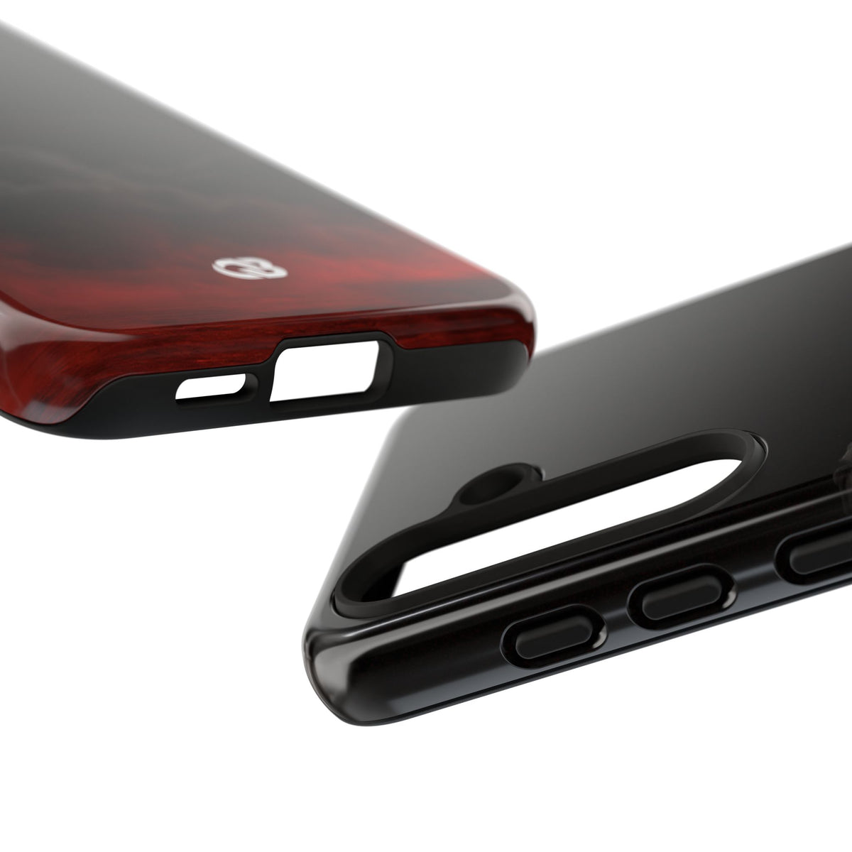 Crimson Fog Void · Tough Phone Case for Samsung · Black