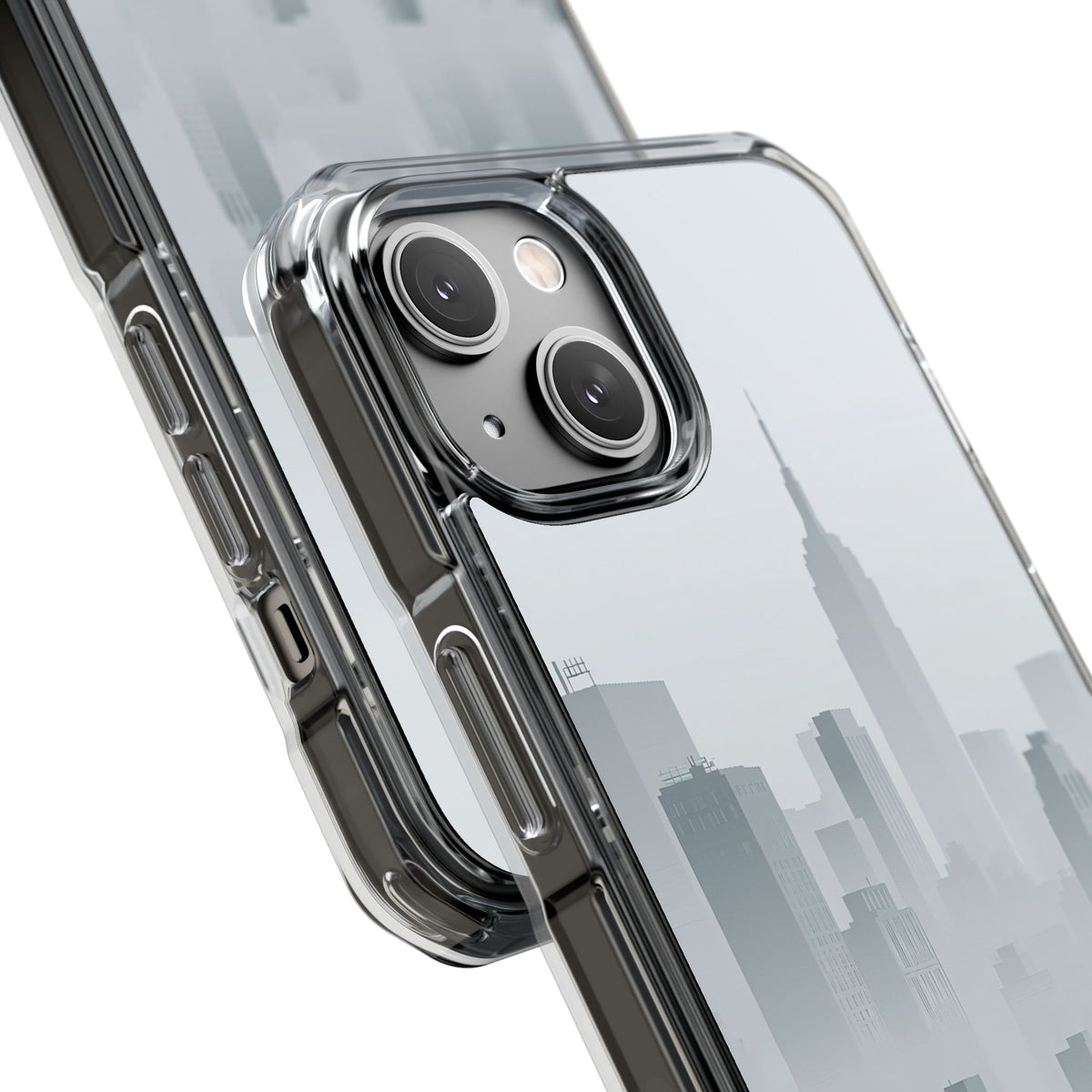 Metropolitan Horizon · Clear Impact Magnetic Phone Case for iPhone · Grey