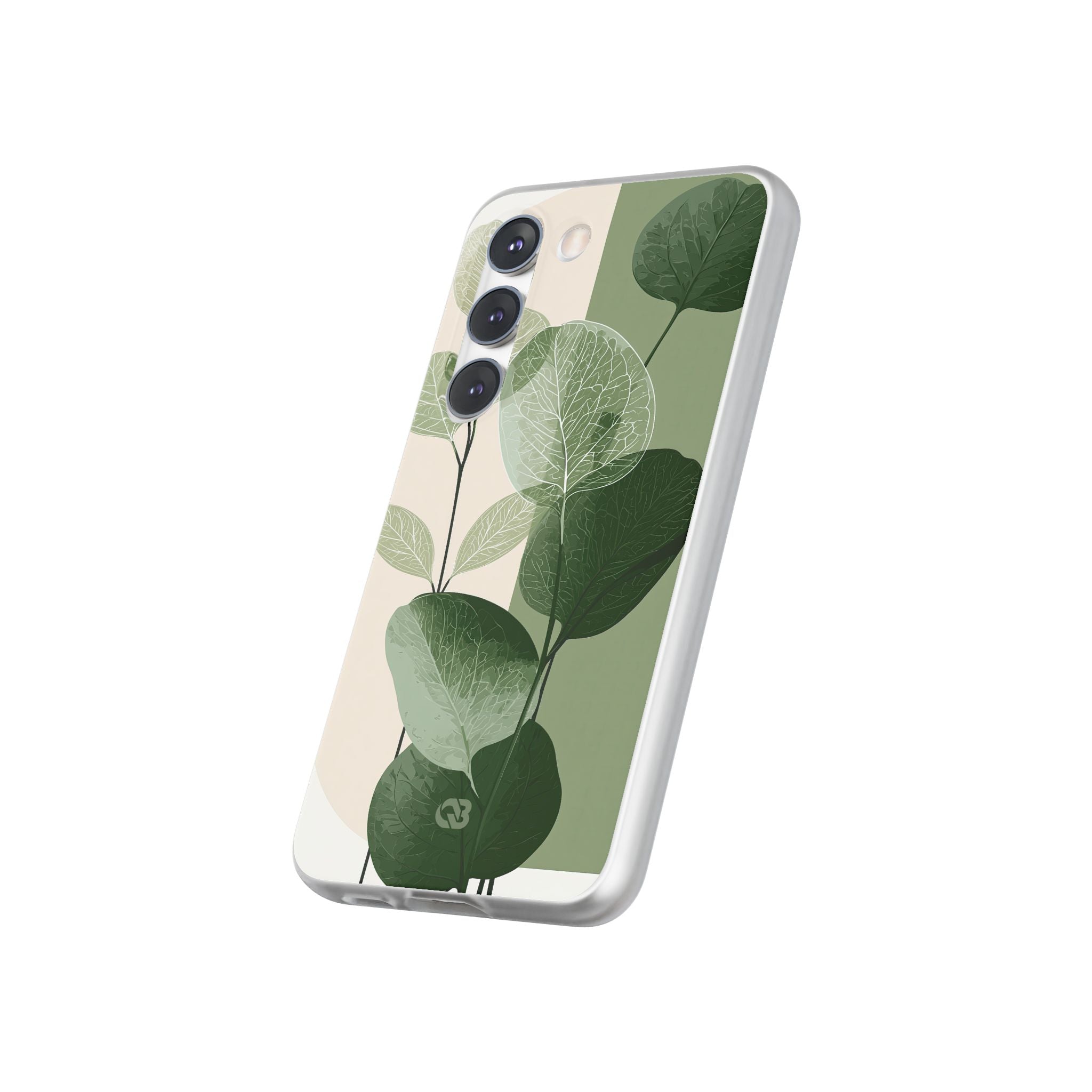 Green Lite Phone Case for Samsung - Sage Leaf Skeletals
