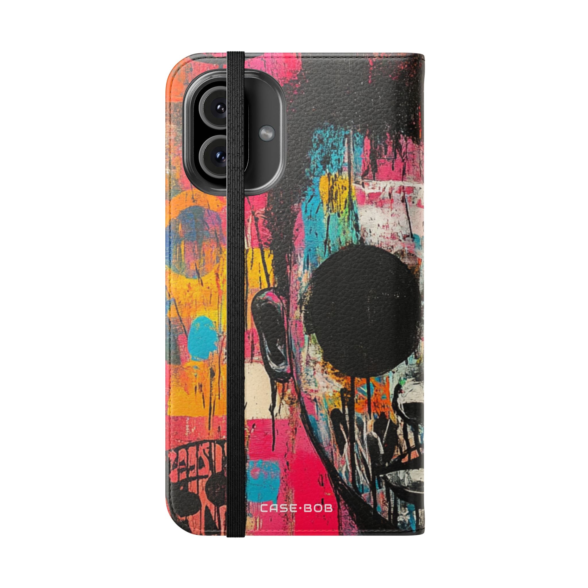 Black Orb Face - iPhone 16 Plus Case - Wallet