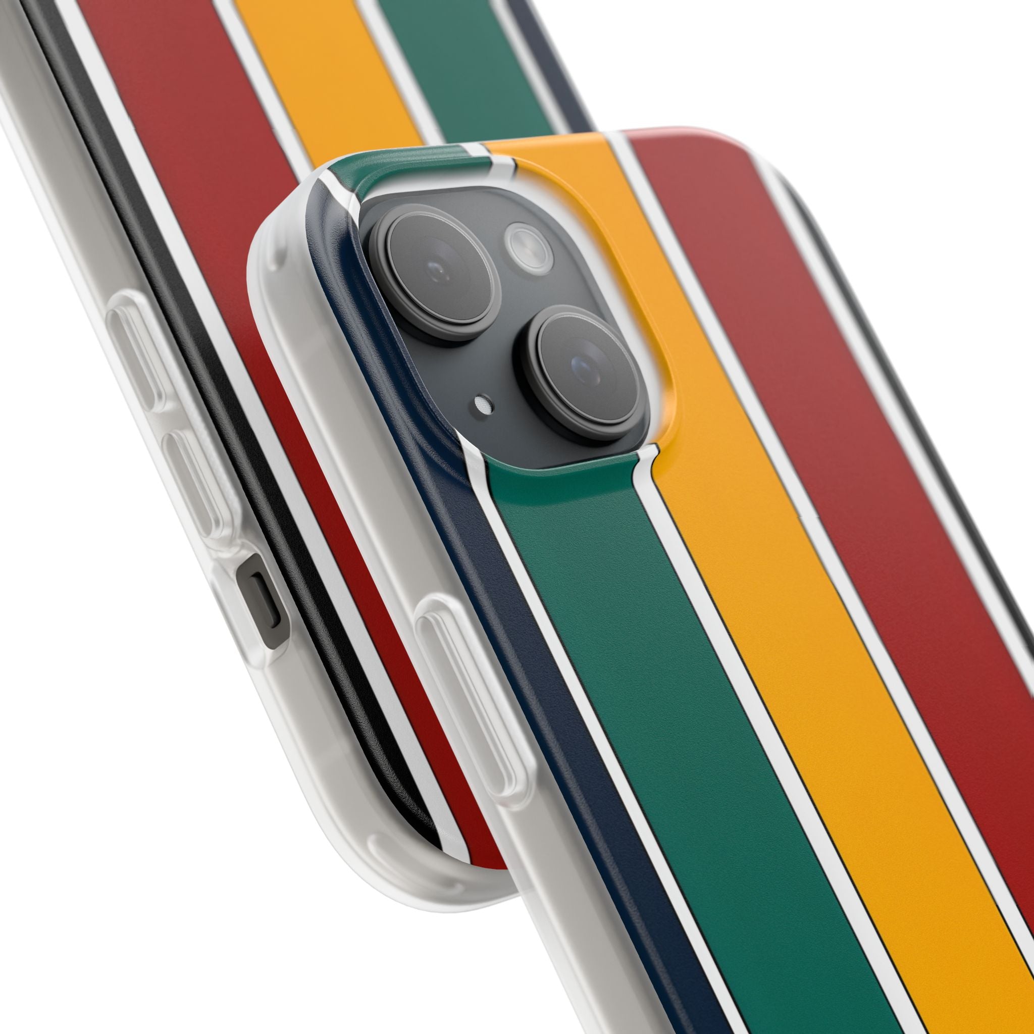 Retro Racing Bars · Soft Phone Case for iPhone