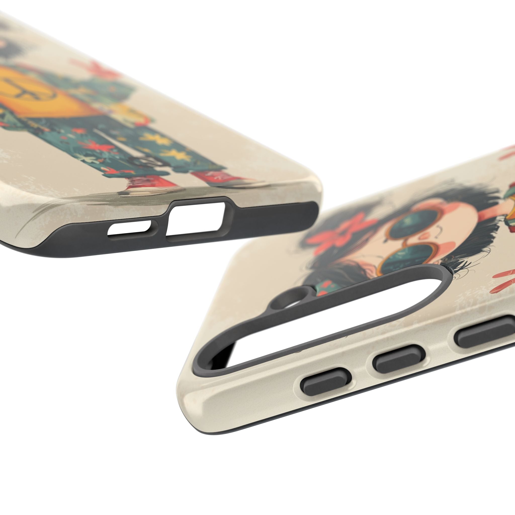 Retro Peace Girl · Tough Custodia per Samsung