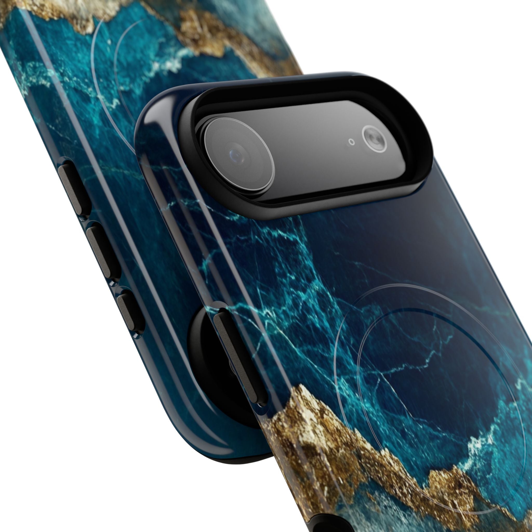 Jagged Gold Split iPhone 17 Air Case - Tough+ - CASE•BOB