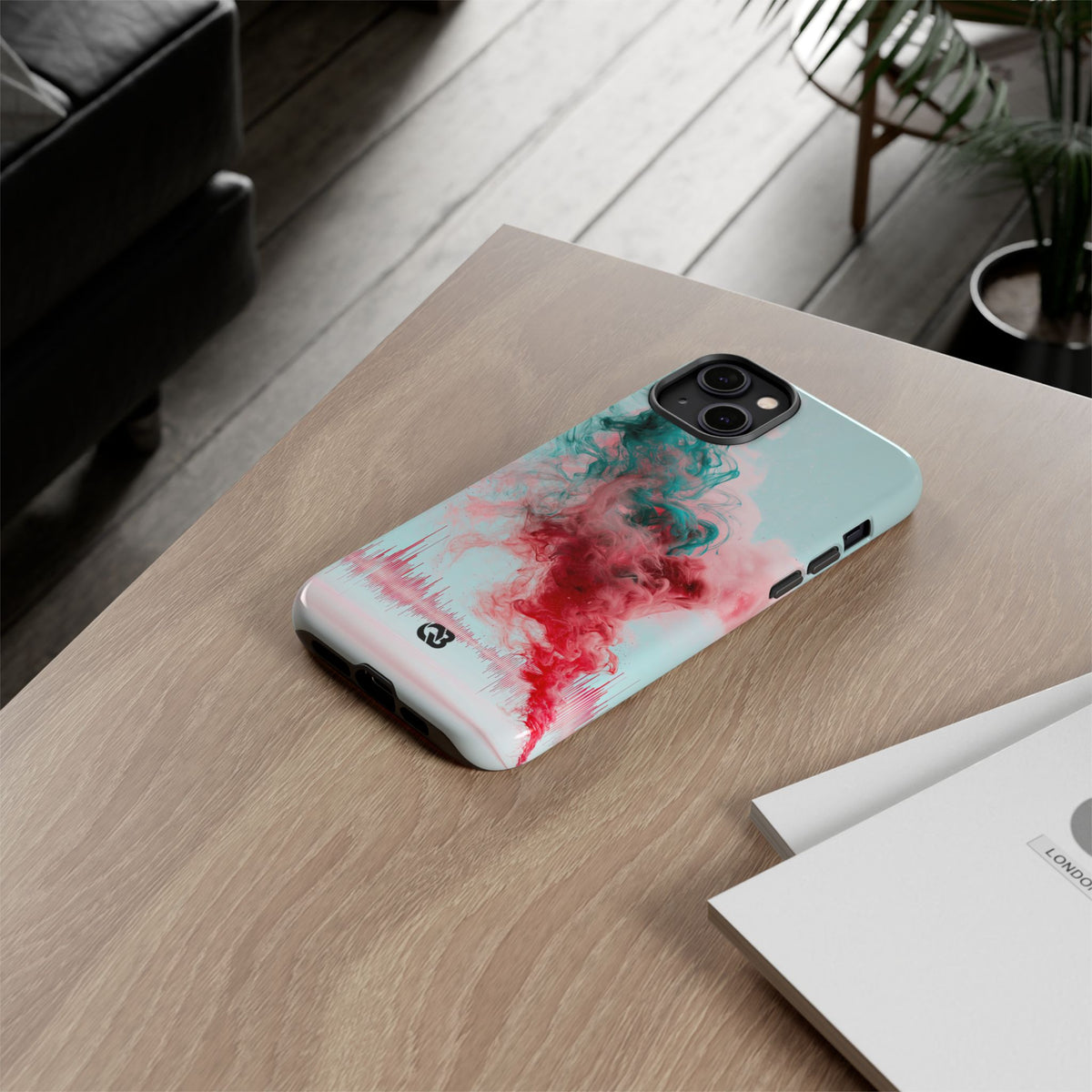 Sonic Bloom · Tough Phone Case for iPhone · Red