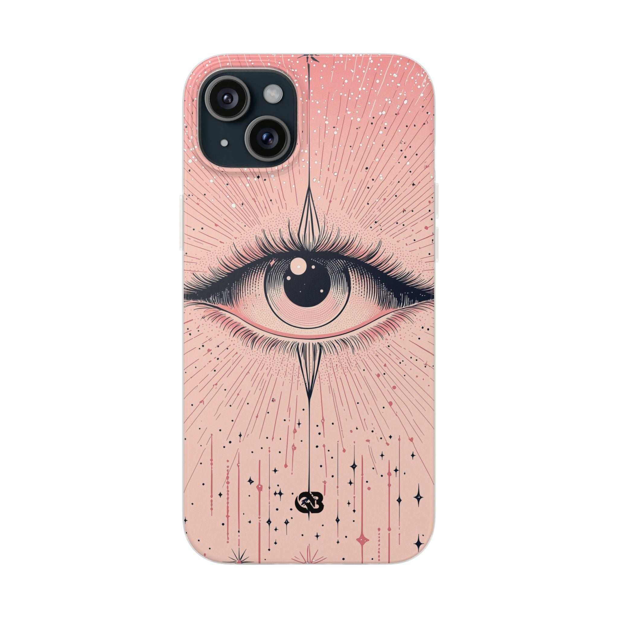 Obsidian Cosmic Gaze · Soft Phone Case for iPhone