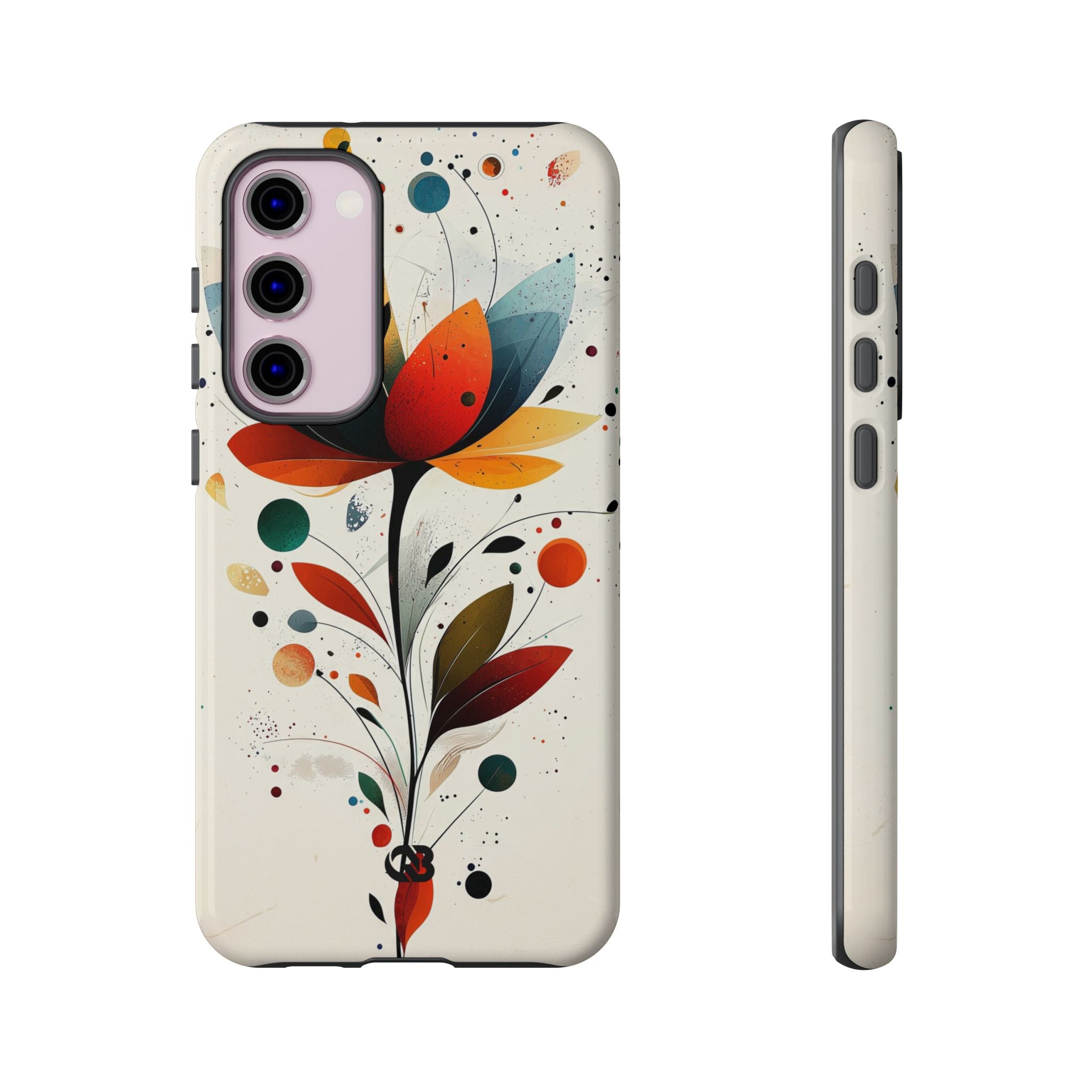 Burnt Petal Abstract · Tough Hoesje voor Samsung
