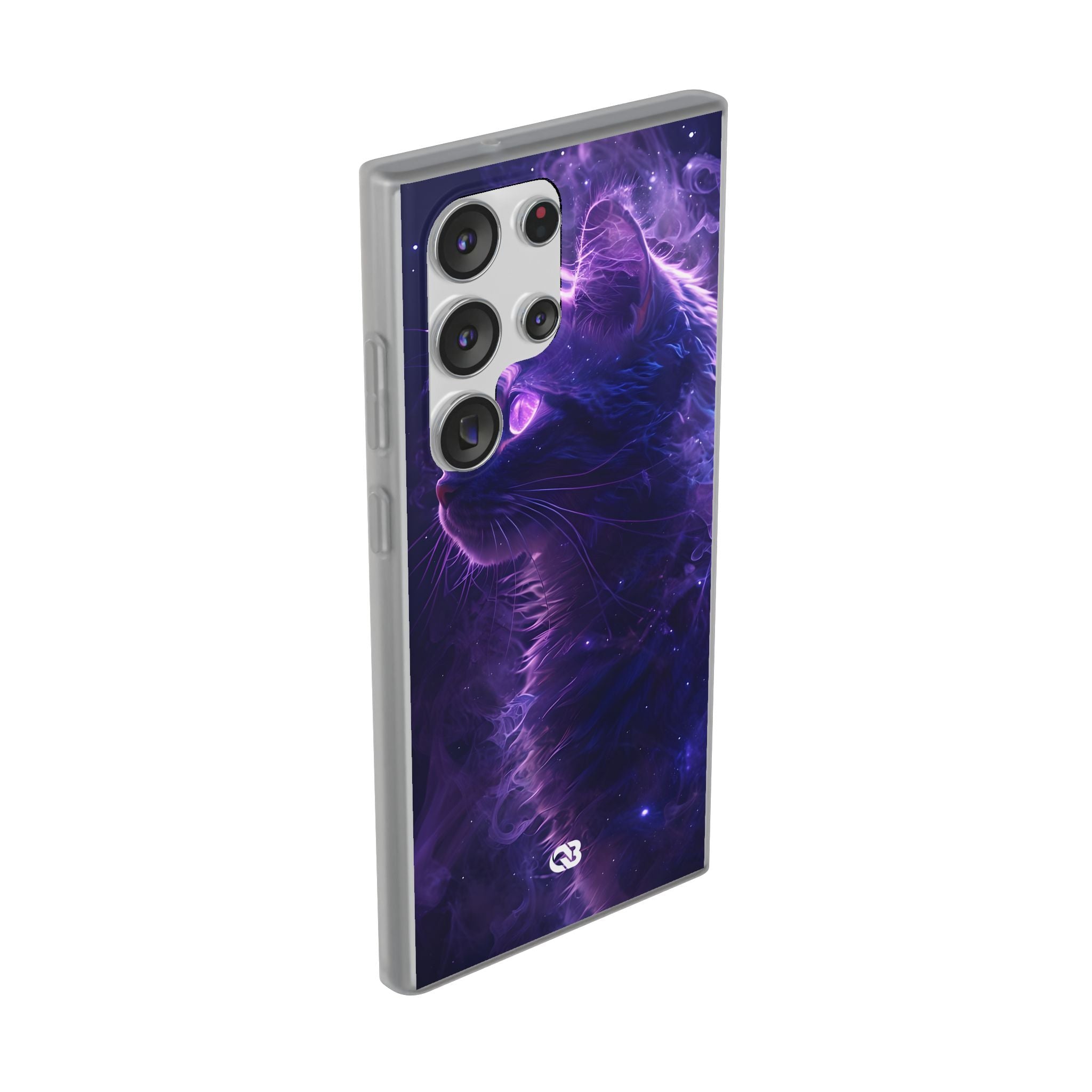 Purple Void Feline · Soft Custodia per Samsung