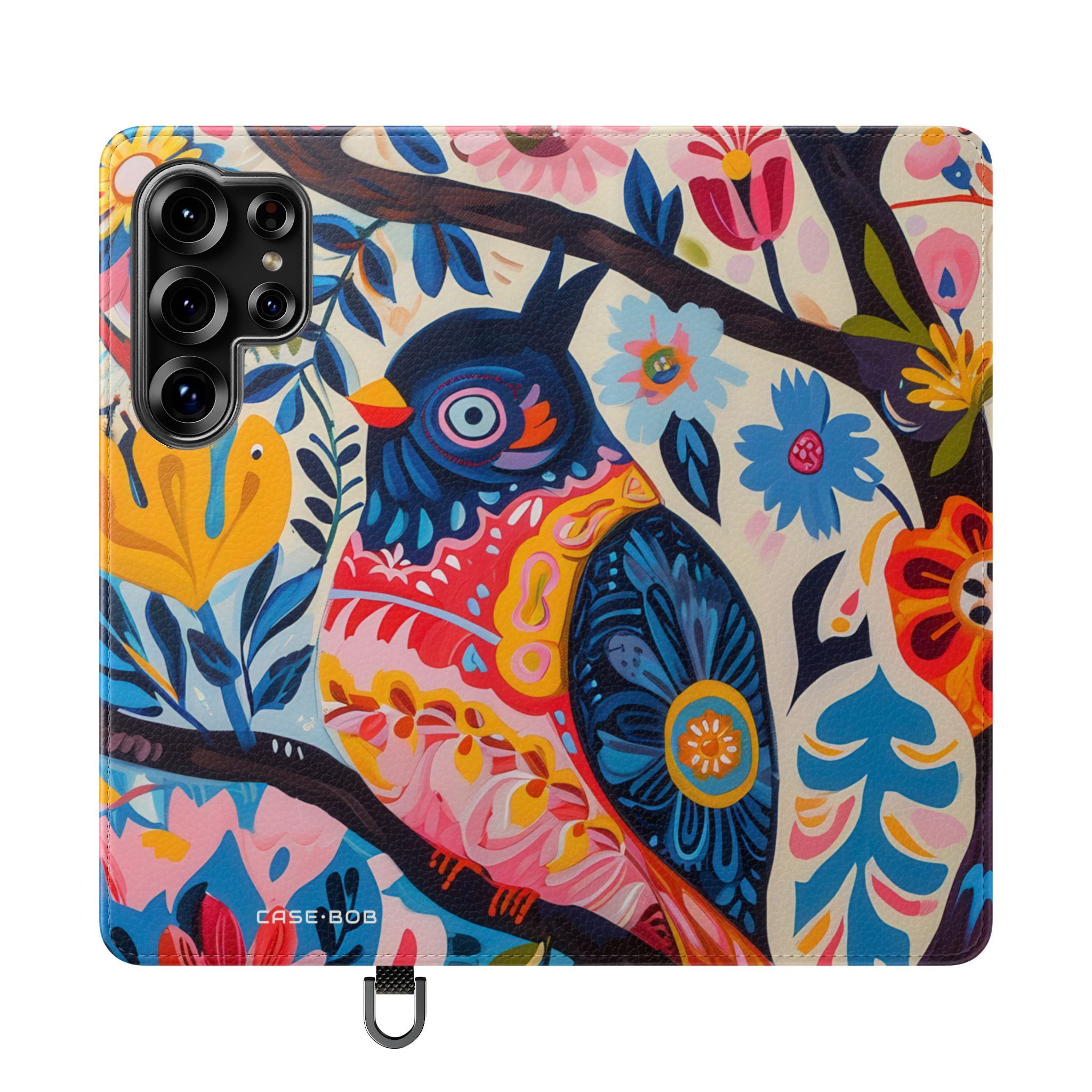 Ornate Owl Bloom - Samsung S25 Ultra Case - Wallet