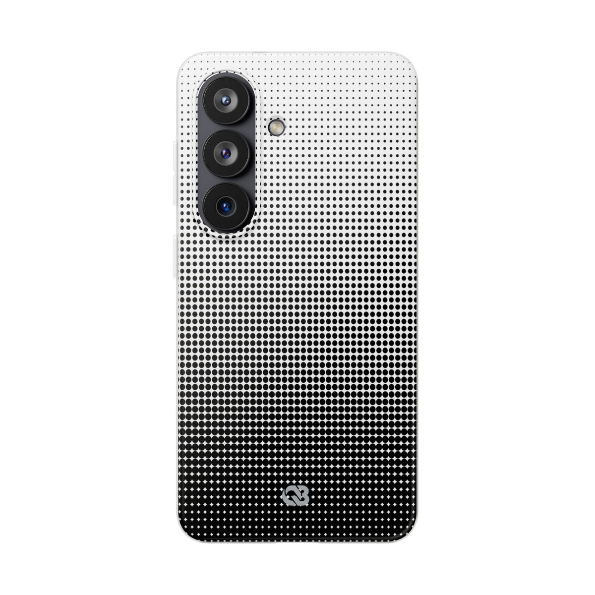 Black Lite Phone Case for Samsung - Obsidian Halftone Flux