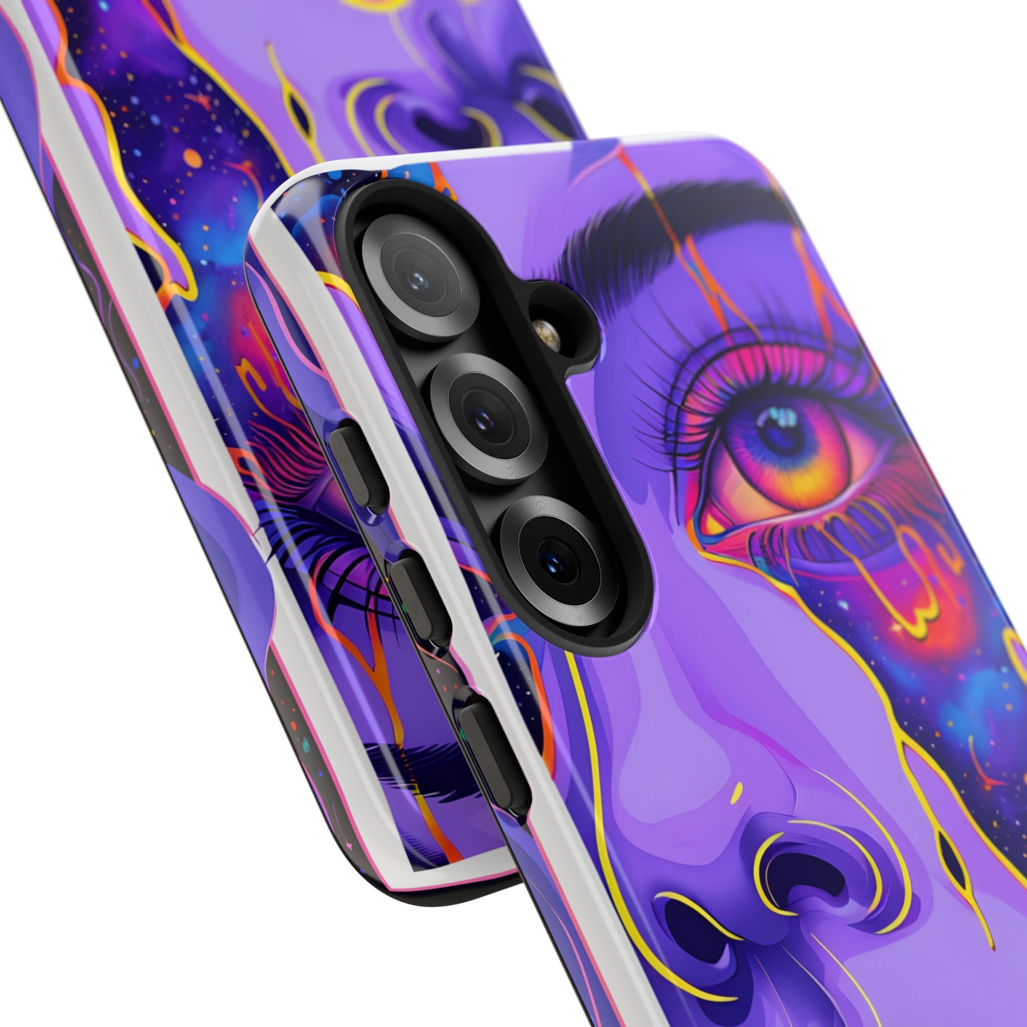 Violet Cosmic Gaze · Tough Custodia per Samsung