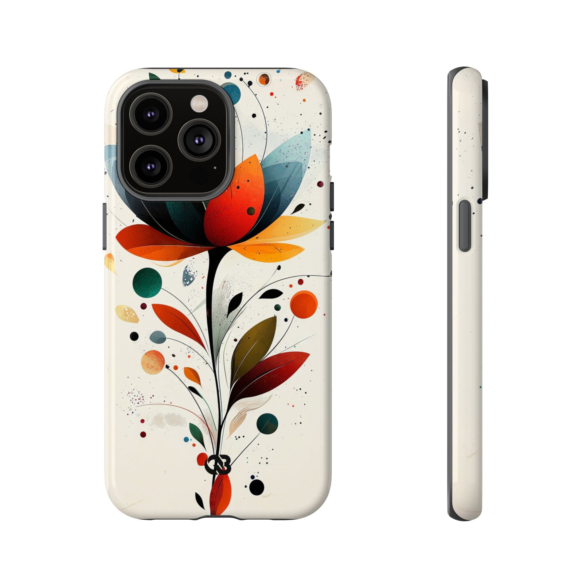 Burnt Petal Abstract · Tough Phone Case for iPhone