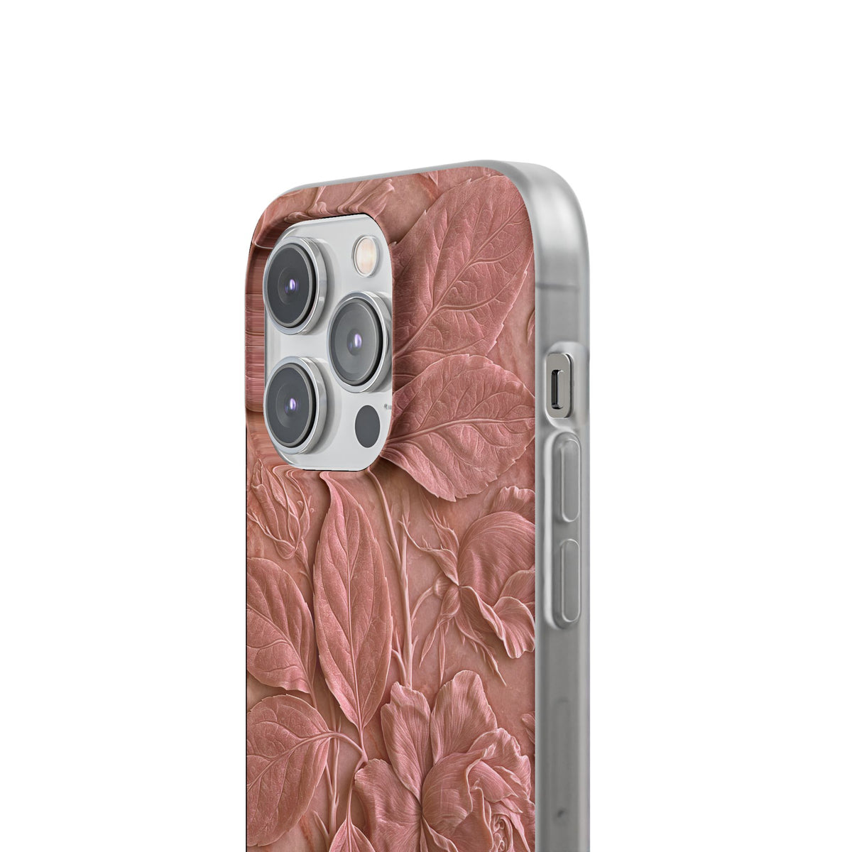 Blush Rose Relief · Lite Phone Case for iPhone · Pink