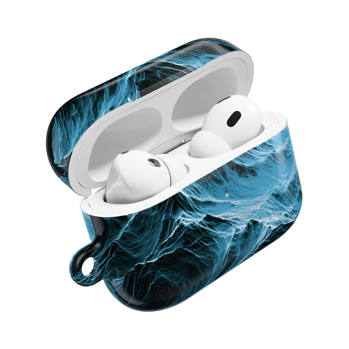 Nordic Frost Peak · Hard Case for AirPods & AirPods Pro · Blue