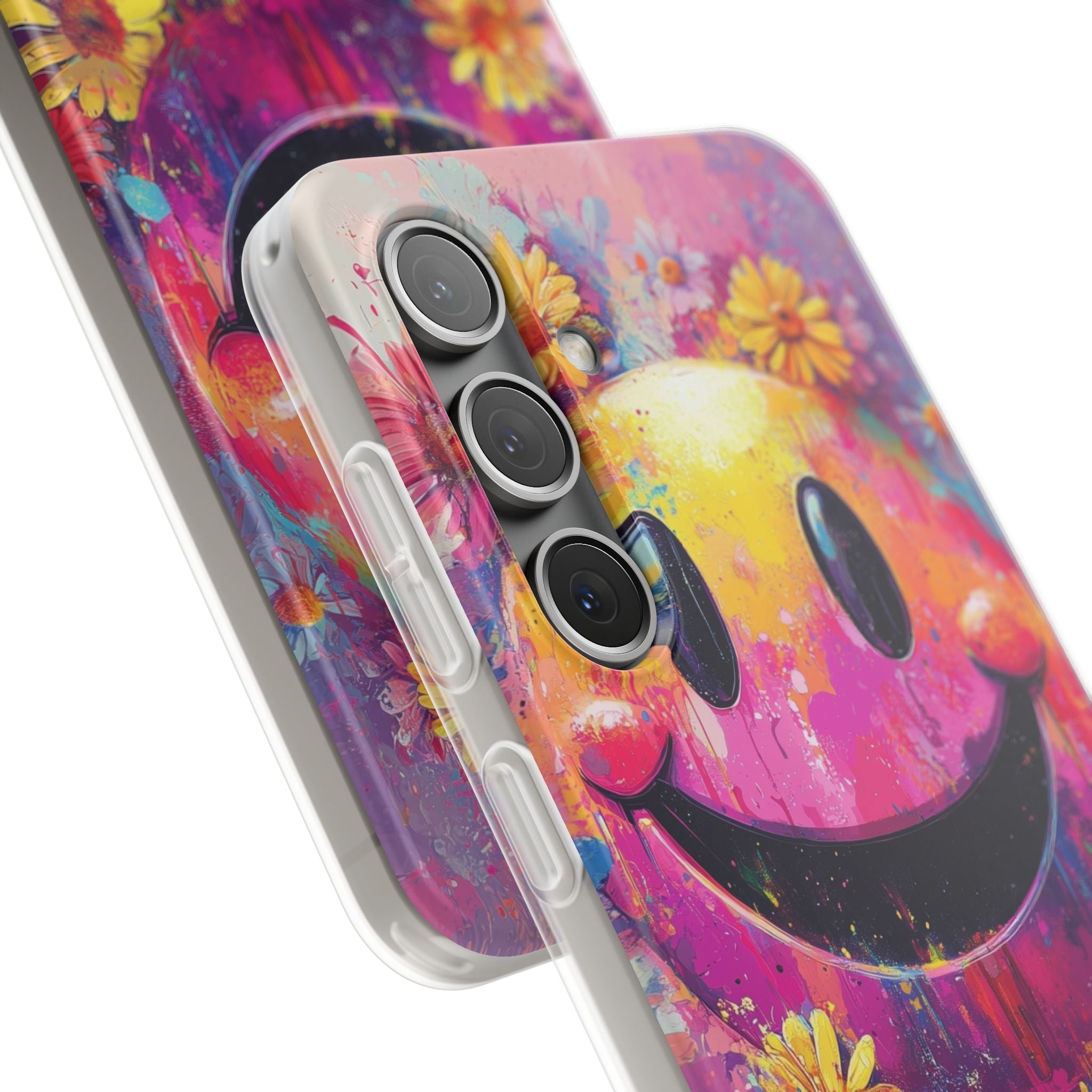 Vivid Grin Graffiti · Soft Phone Case for Samsung