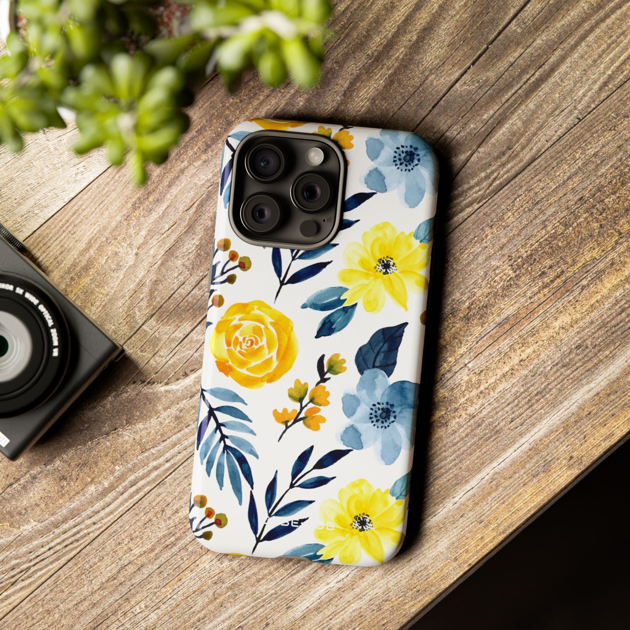 Golden Bloom iPhone 15 Pro Max Case - Tough