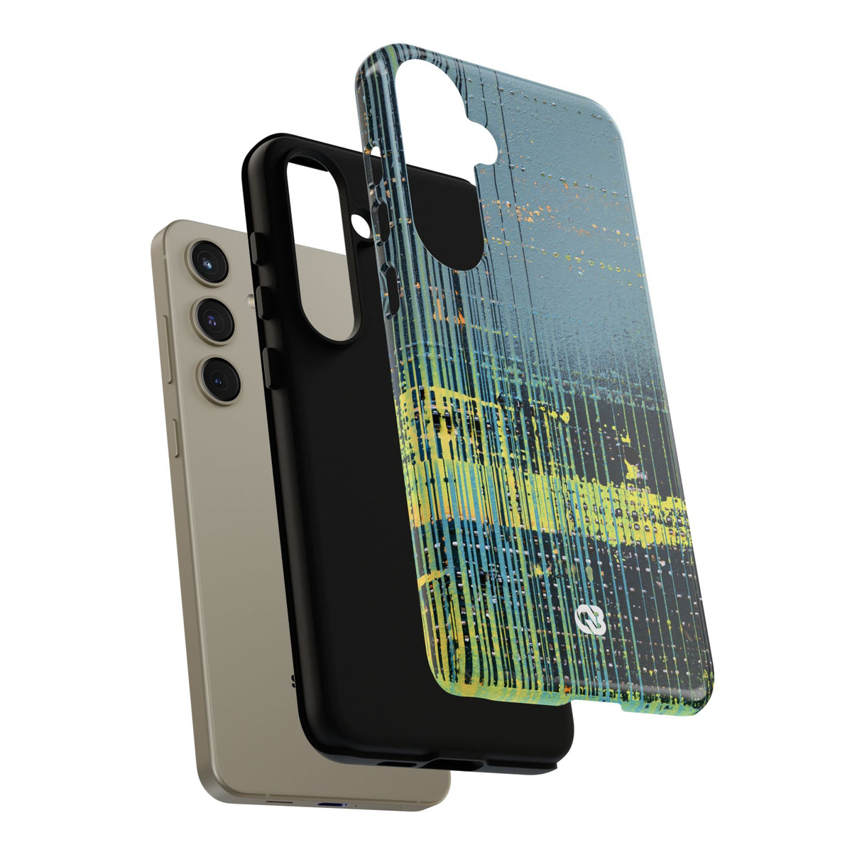 Acid Raster Circuit · Tough Phone Case for Samsung · Teal