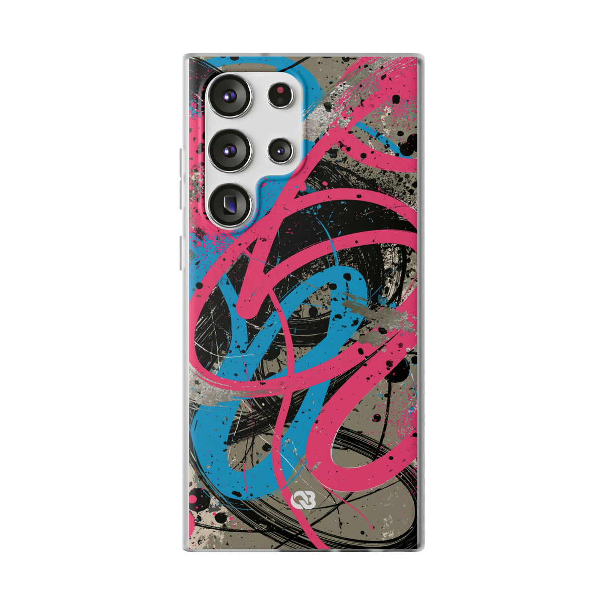 Cyber Splatter Flow · Lite Phone Case for Samsung · Pink