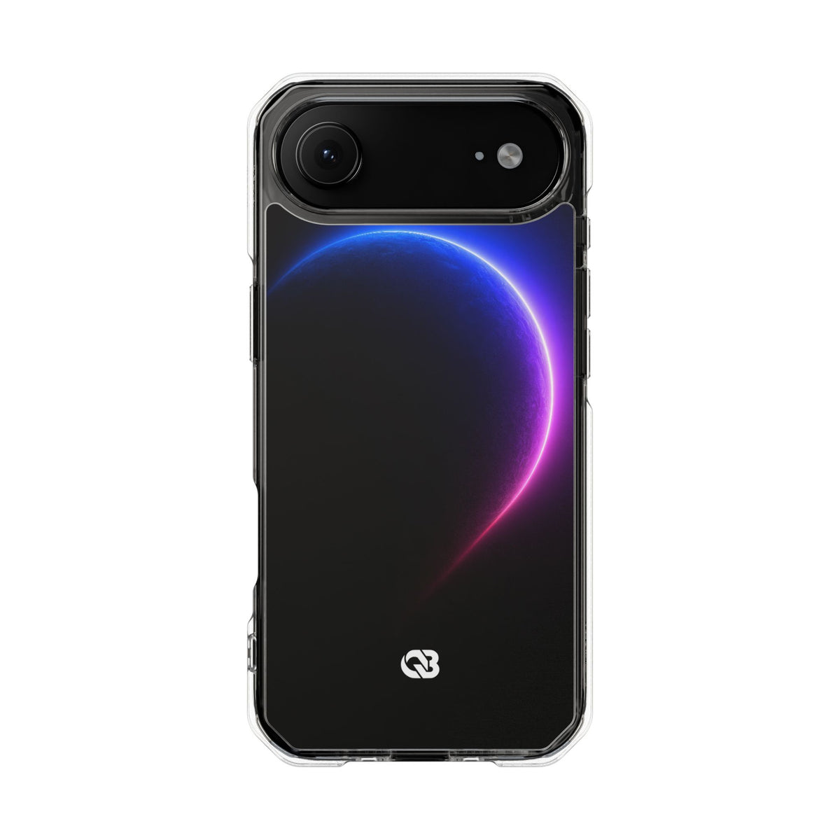 Luminous Eclipse · Clear Impact Magnetic Phone Case for iPhone · Black