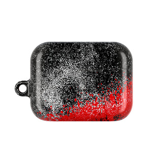 Crimson Noir Drip · Hard Case for AirPods & AirPods Pro · Black