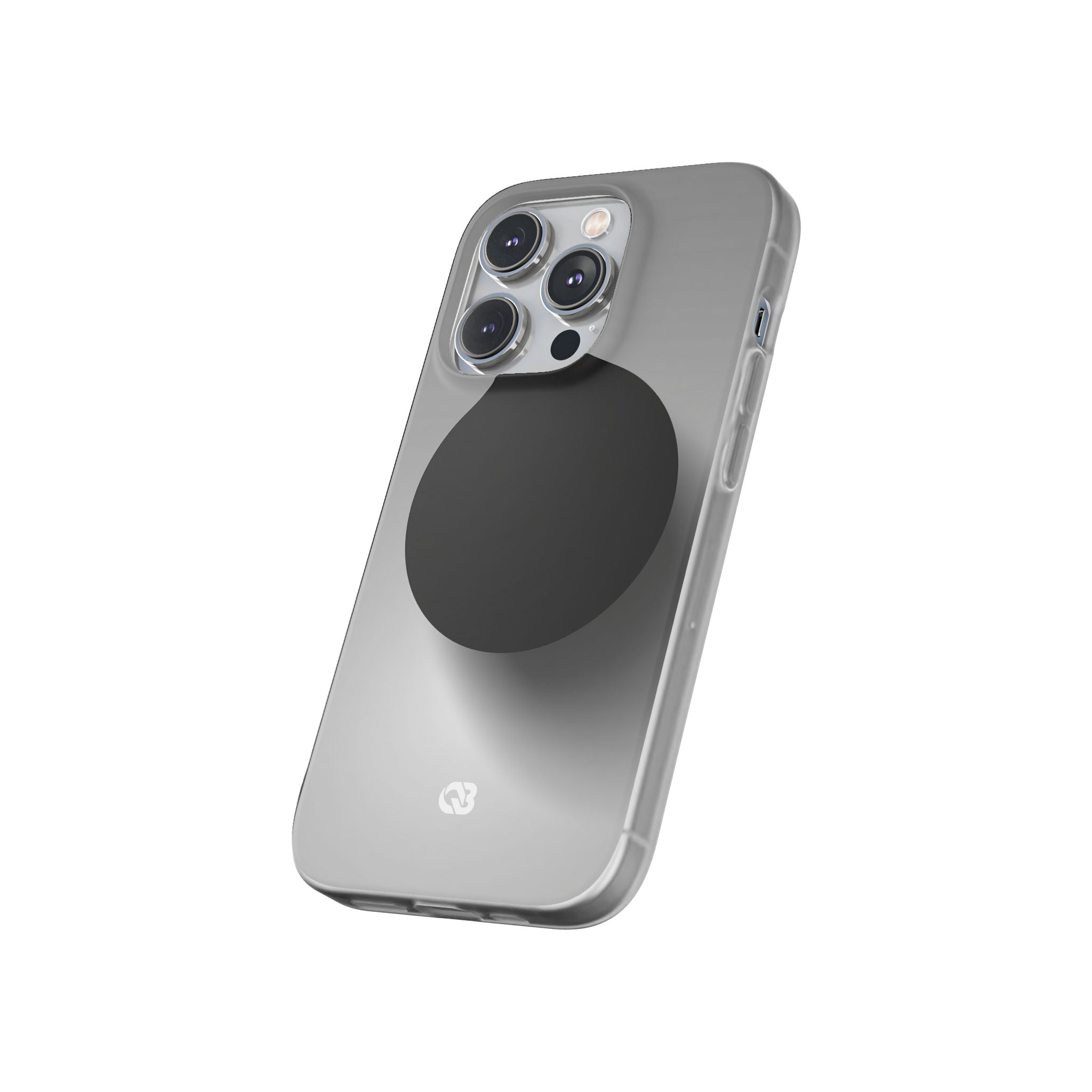Grey Lite Phone Case for iPhone - Matte Onyx Sphere