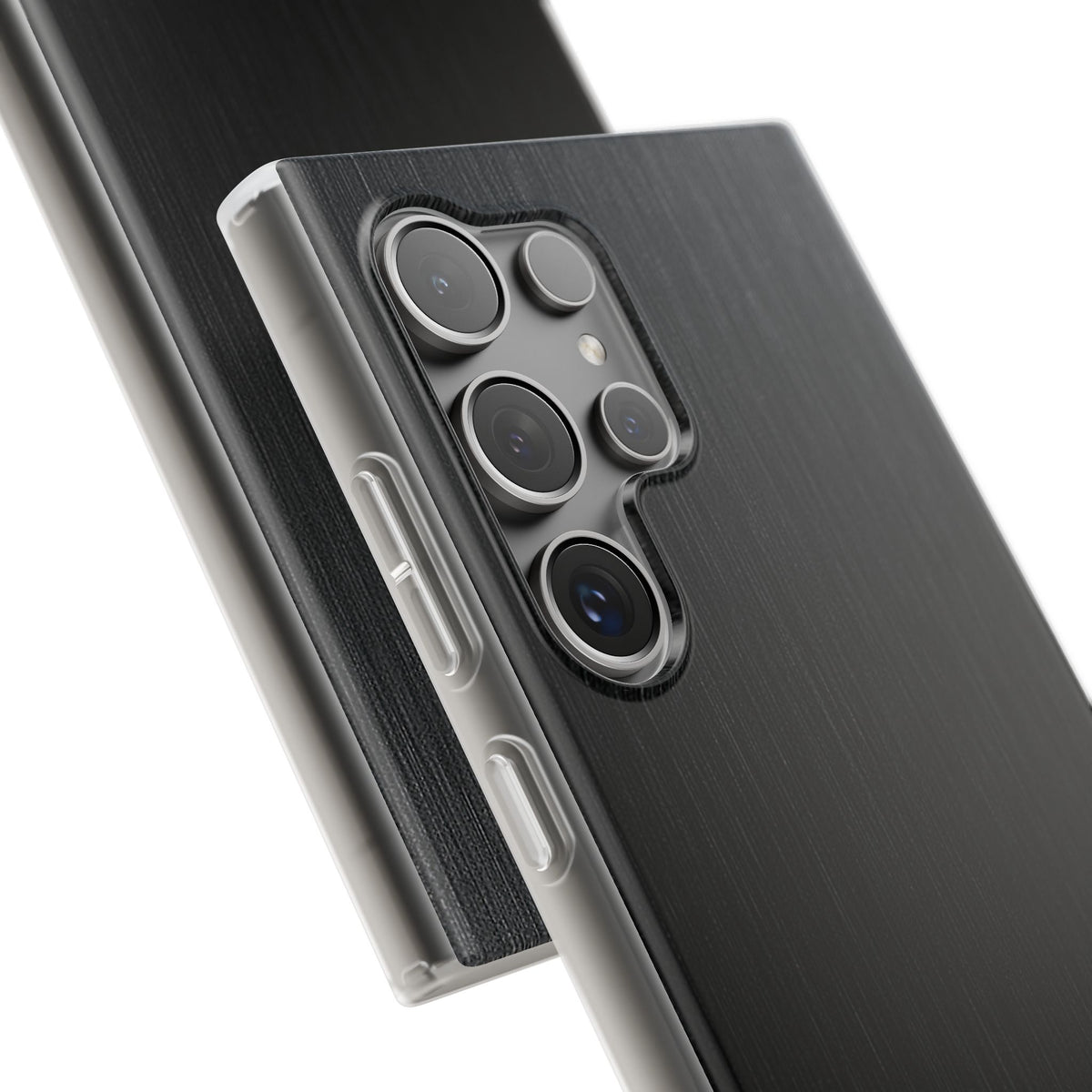 Black Lite Phone Case for Samsung - Brushed Obsidian Slate