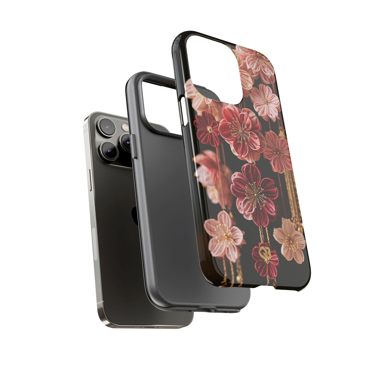 Silk Blossom Kanzashi · Tough Phone Case for iPhone · Pink