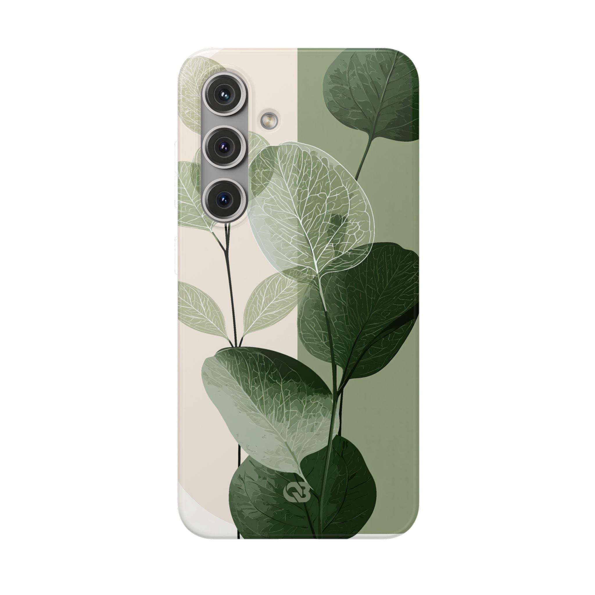 Green Lite Phone Case for Samsung - Sage Leaf Skeletals