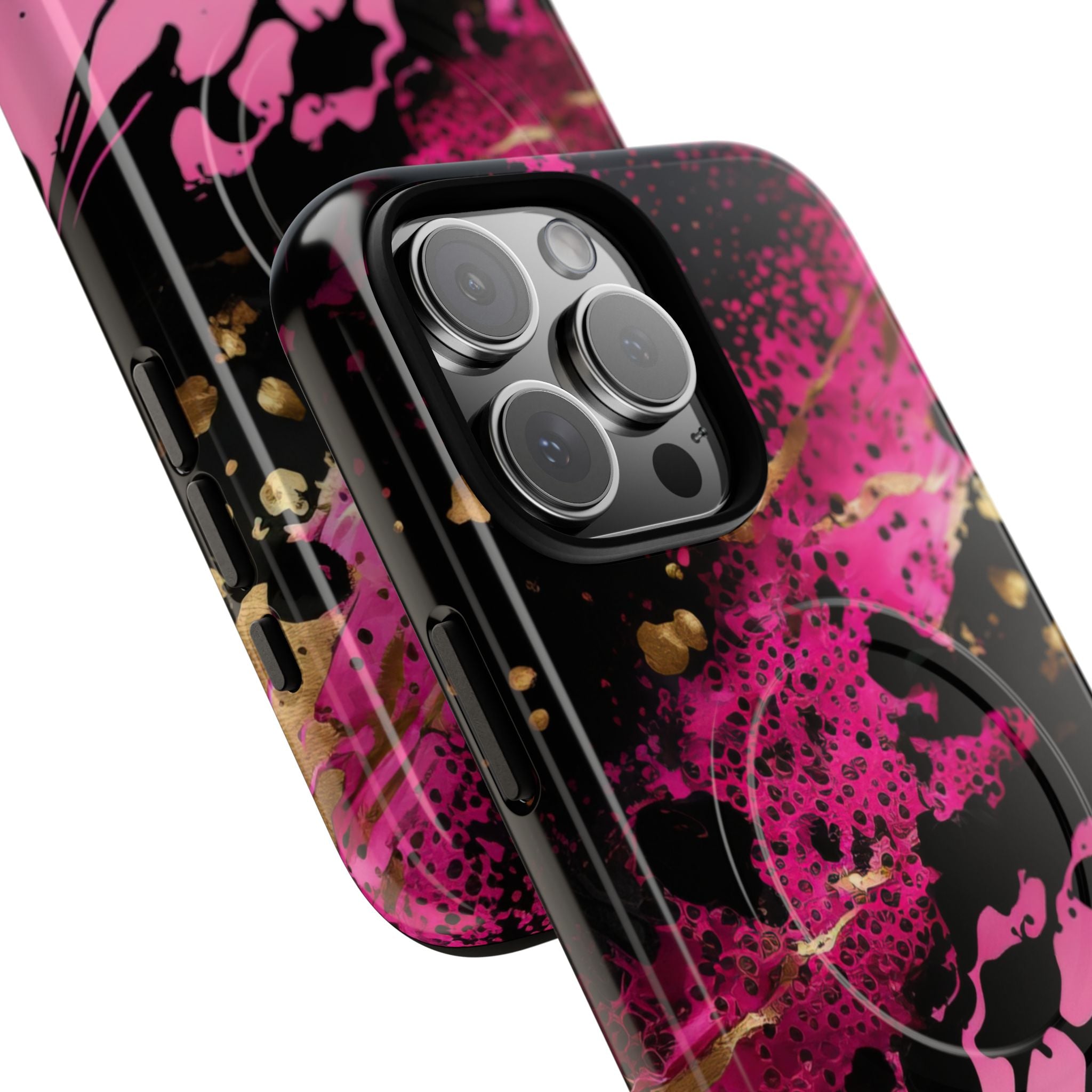 Magenta Liquid Gold · Tough+ Handyhülle für iPhone · Magsafe