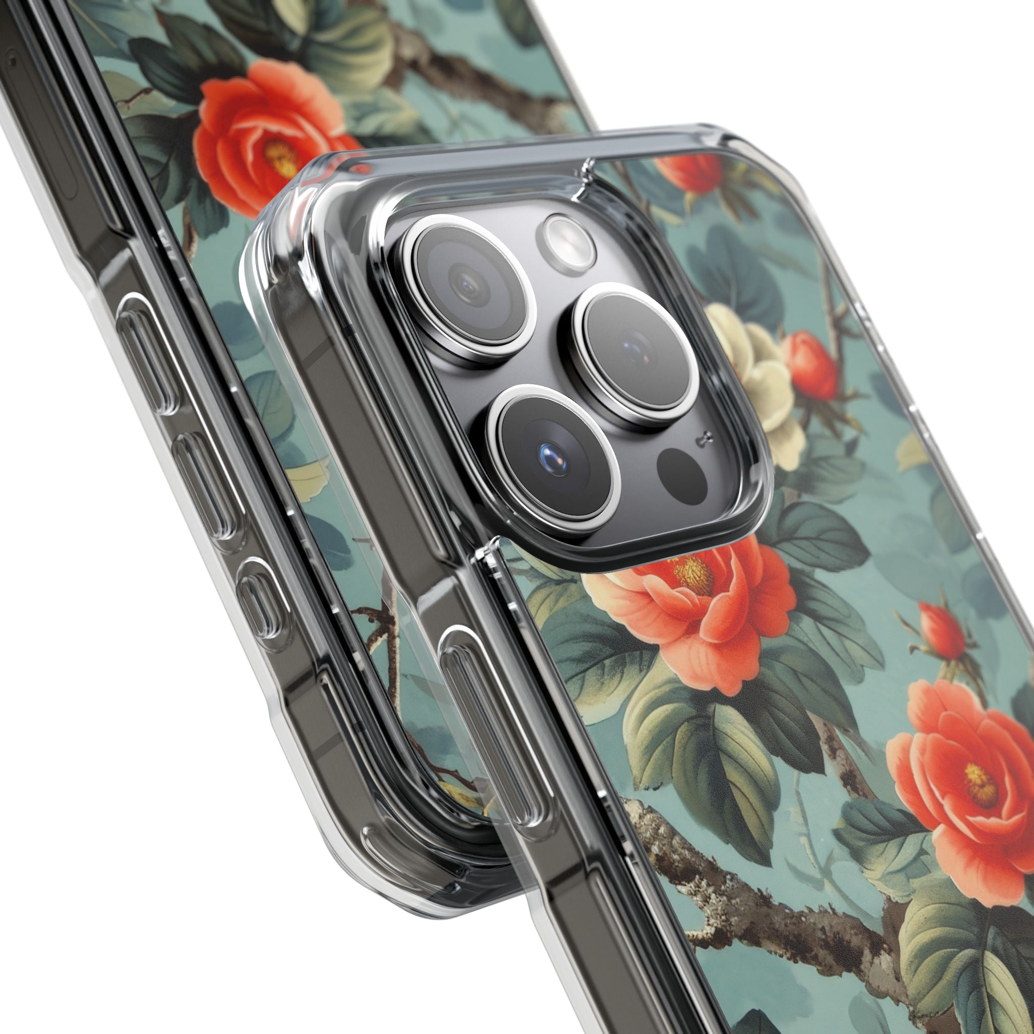 Coral Bloom iPhone 15 Pro Case - Impact