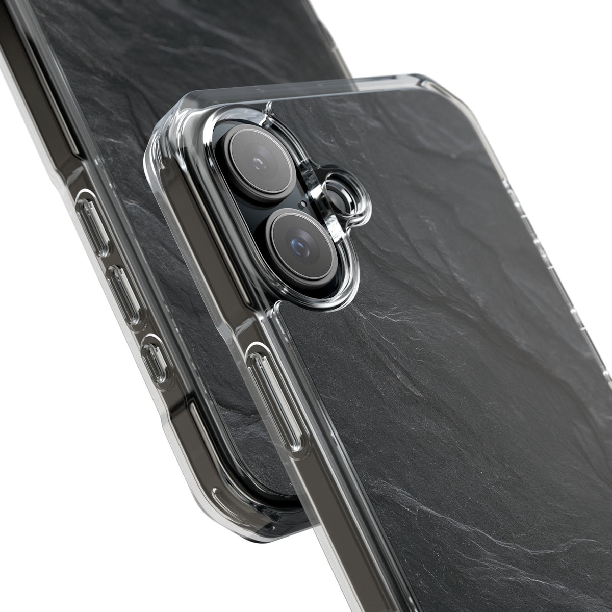 Black Impact MagSafe Phone Case for iPhone - Midnight Slate Ridge