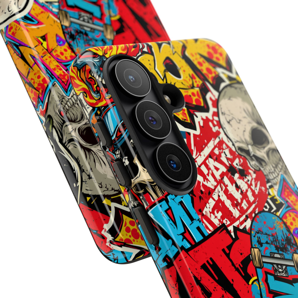 Skate Skull Riot · Tough Phone Case for Samsung · Red