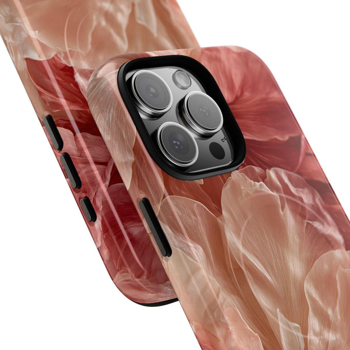 Blush Silk Bloom · Tough 2.0 Magnetic Phone Case for iPhone · Pink