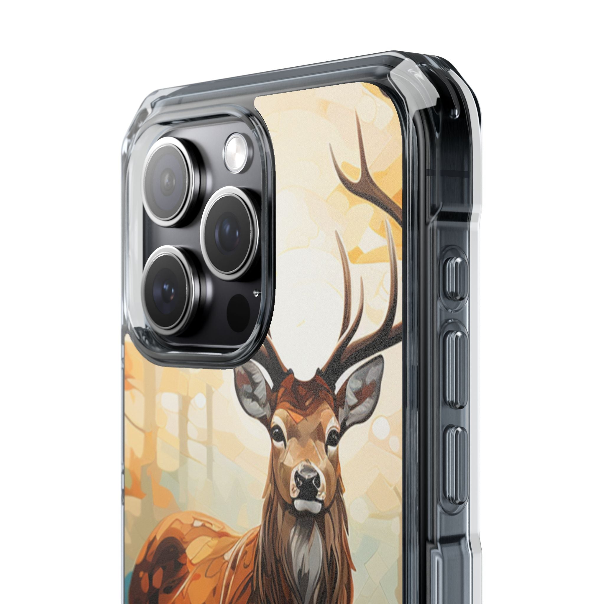 Glowing Stag iPhone 15 Pro Max Case - Impact - CASE•BOB