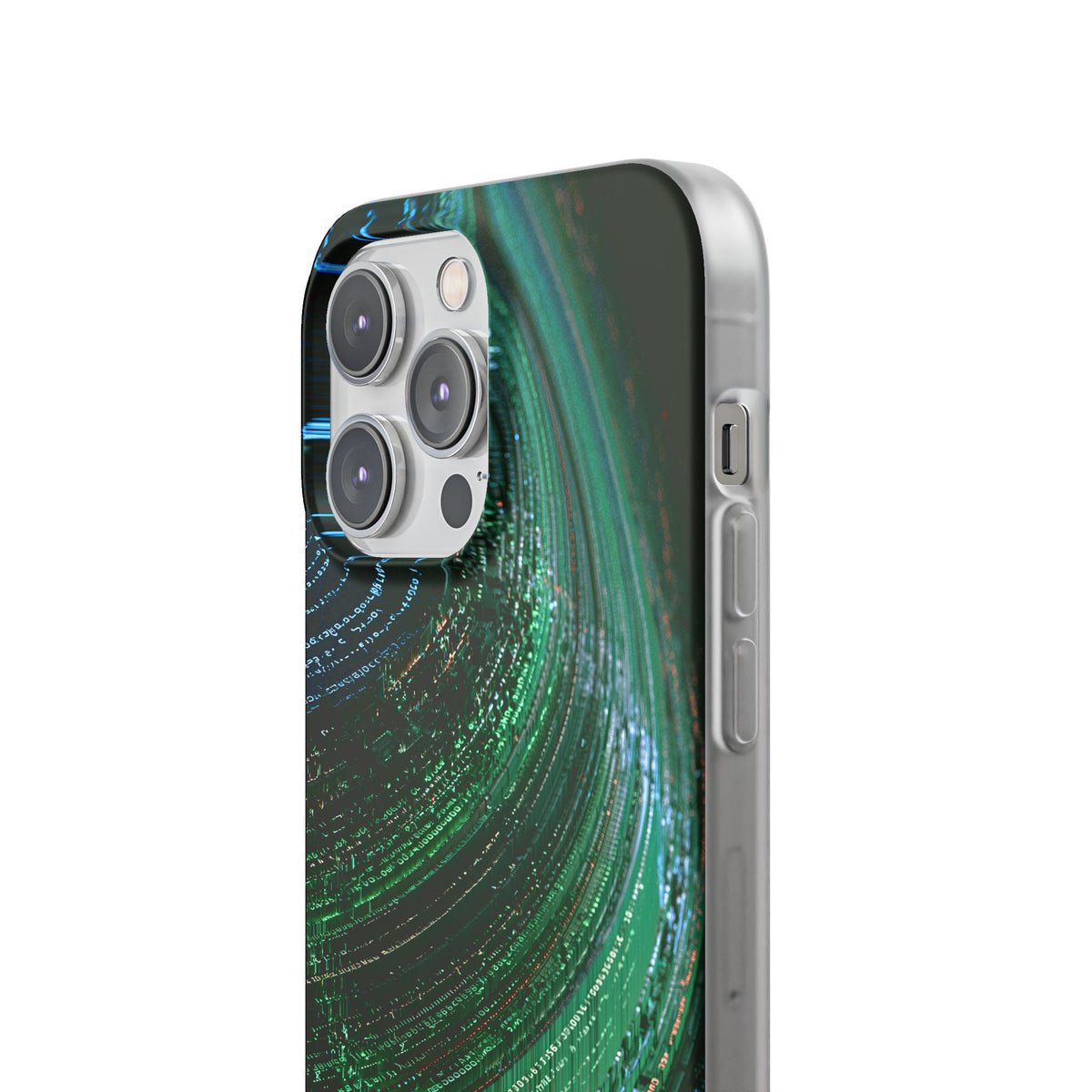 Orbital Data Stream · Lite Phone Case for iPhone · Green