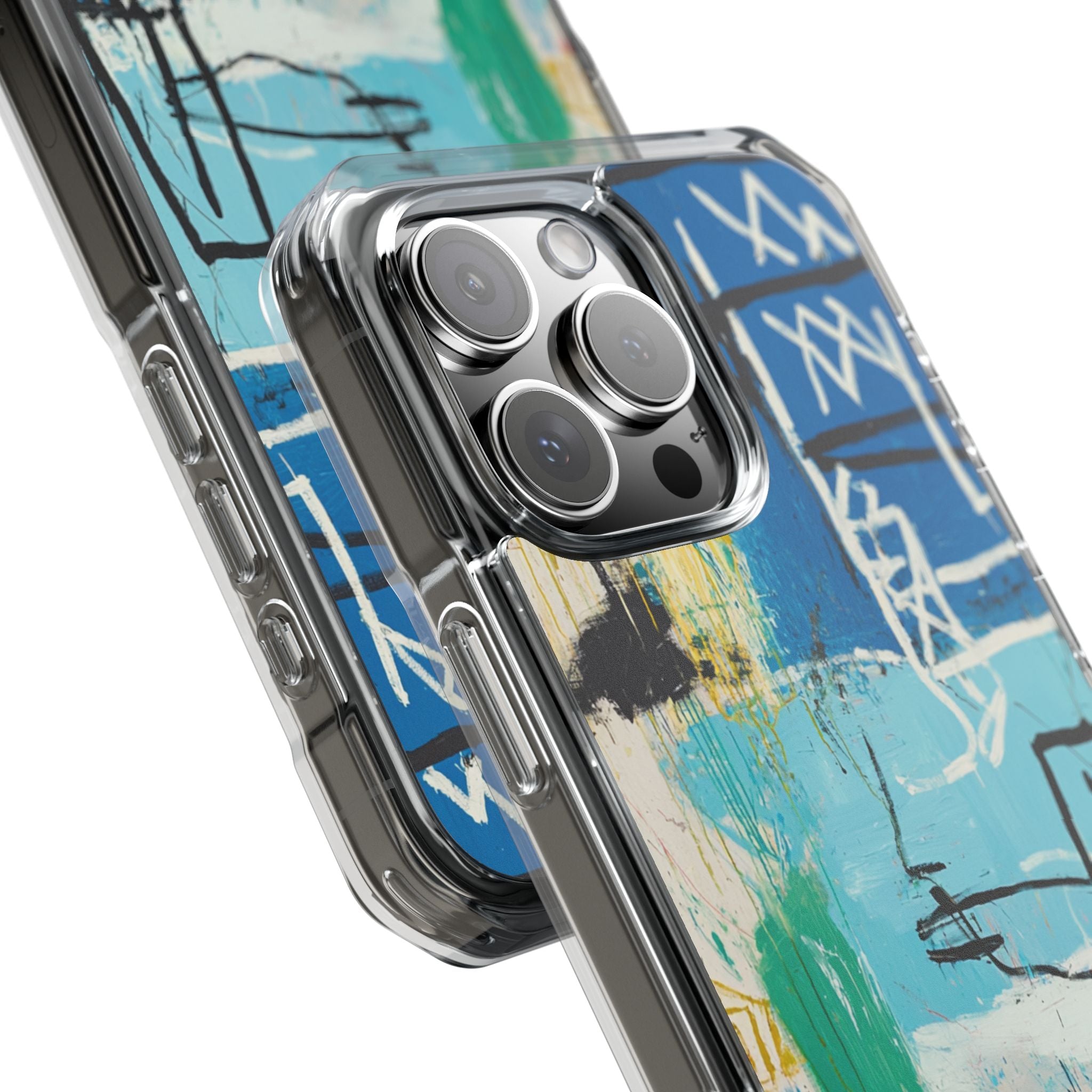 Azure Urban Scribble · Impact Custodia per iPhone · Magsafe