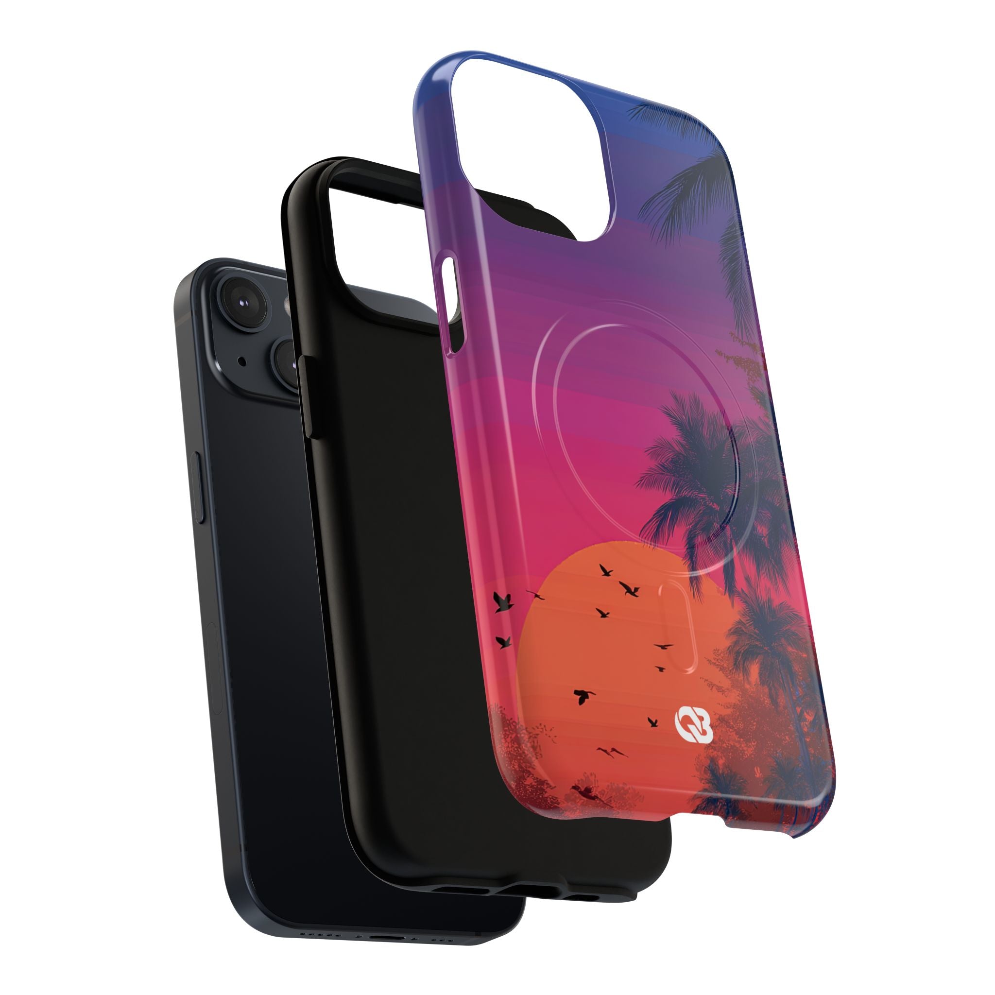 Neon Horizon Palms · Tough+ Telefoncover til iPhone · Magsafe